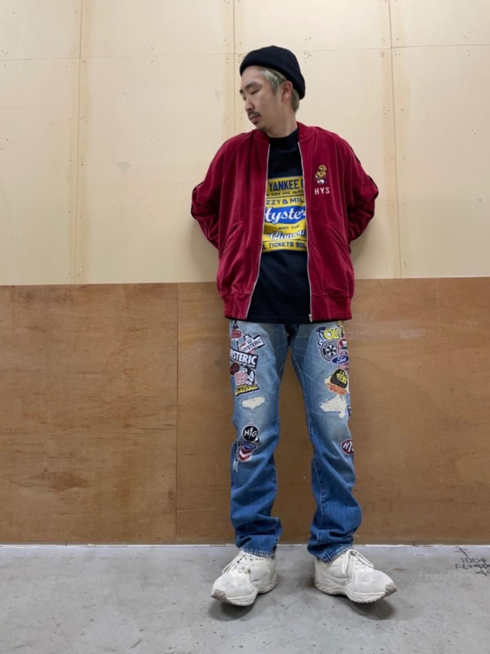 ヒステリックグラマー FLAMING YOUTH ジャンパー HYSTERIC GLAMOUR（ヒステリックグラマー）の「FLAMING YOUTH