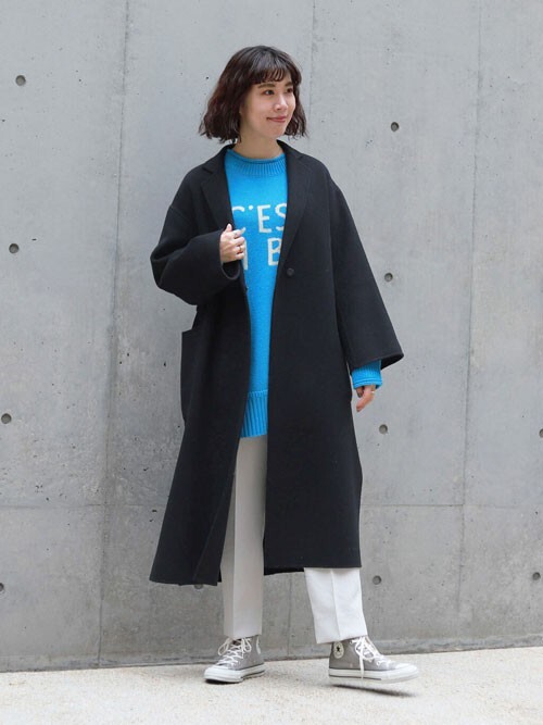 SLOBE IENA（スローブイエナ）の「ダブルフェイスウールロングコート