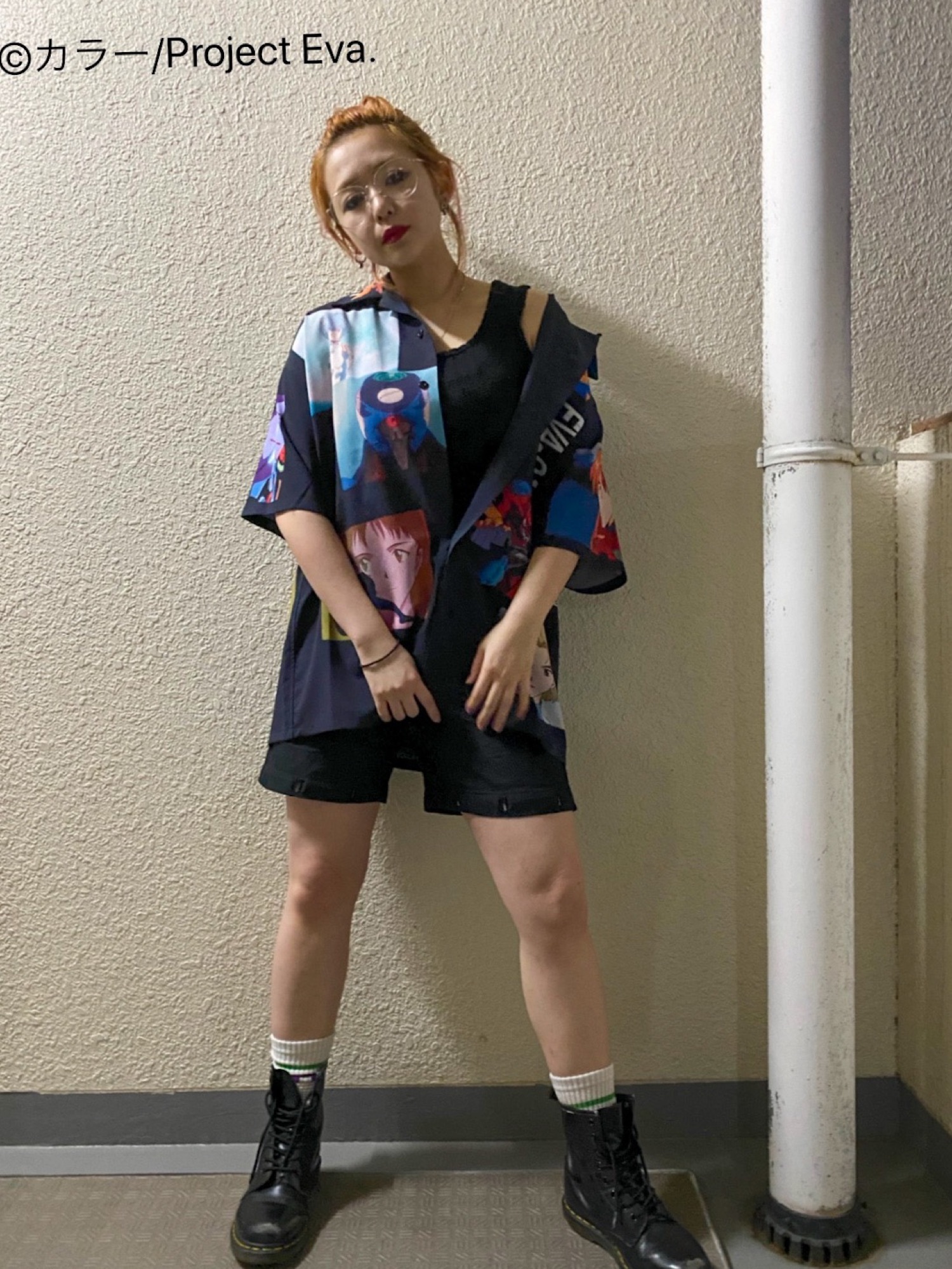 X-girl（エックスガール）の「X-girl × EVANGELION OPEN COLLAR