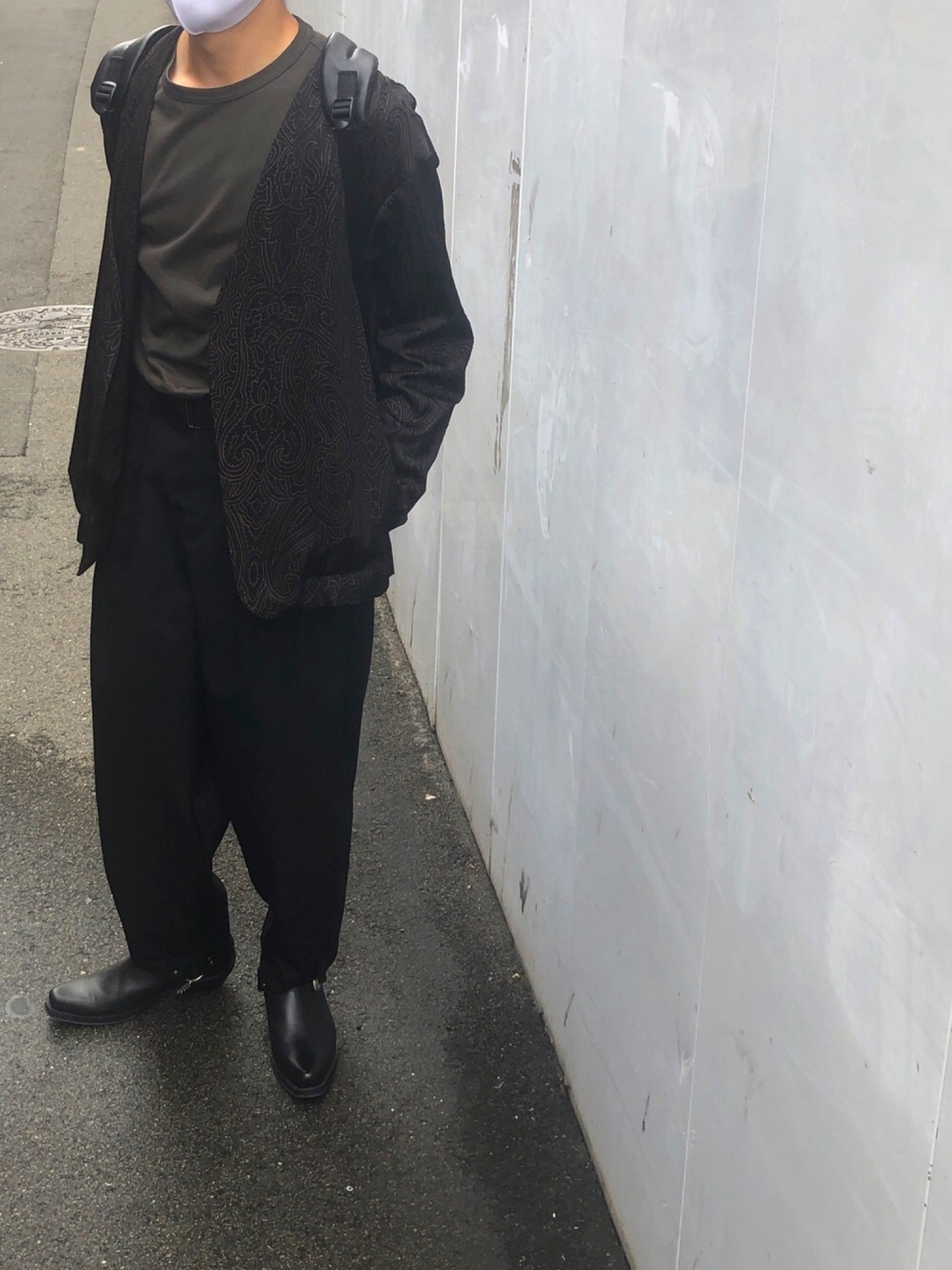 THE RERACSのスウェットを使ったメンズ人気ファッションコーディネート