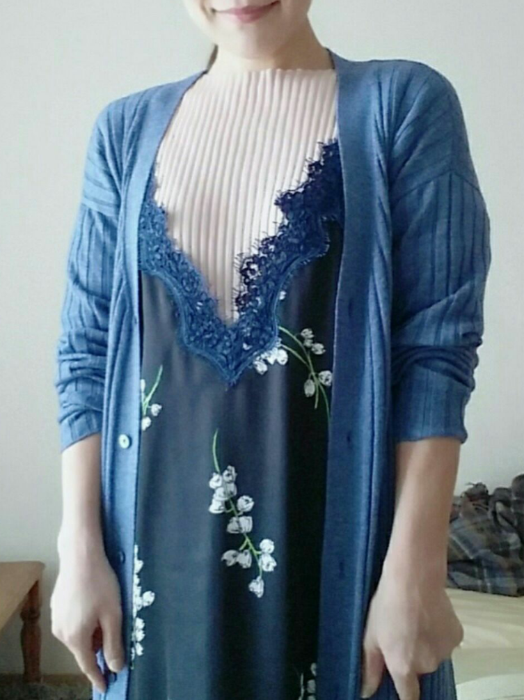 IENA（イエナ）の「RIB ロングスリーブプルオーバー◇（ニット