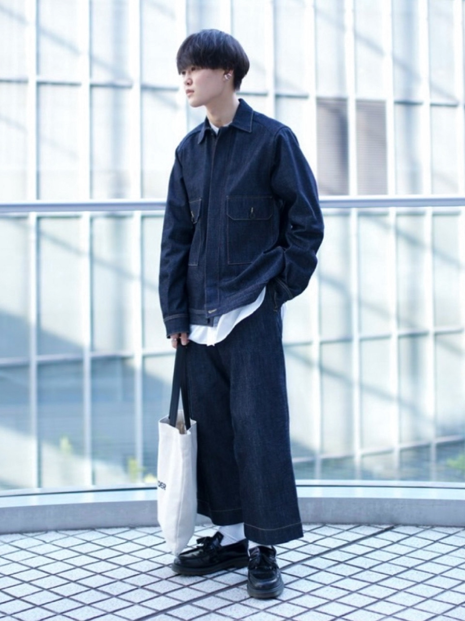 Shota｜STUDIO NICHOLSONのデニムジャケットを使ったコーディネート - WEAR