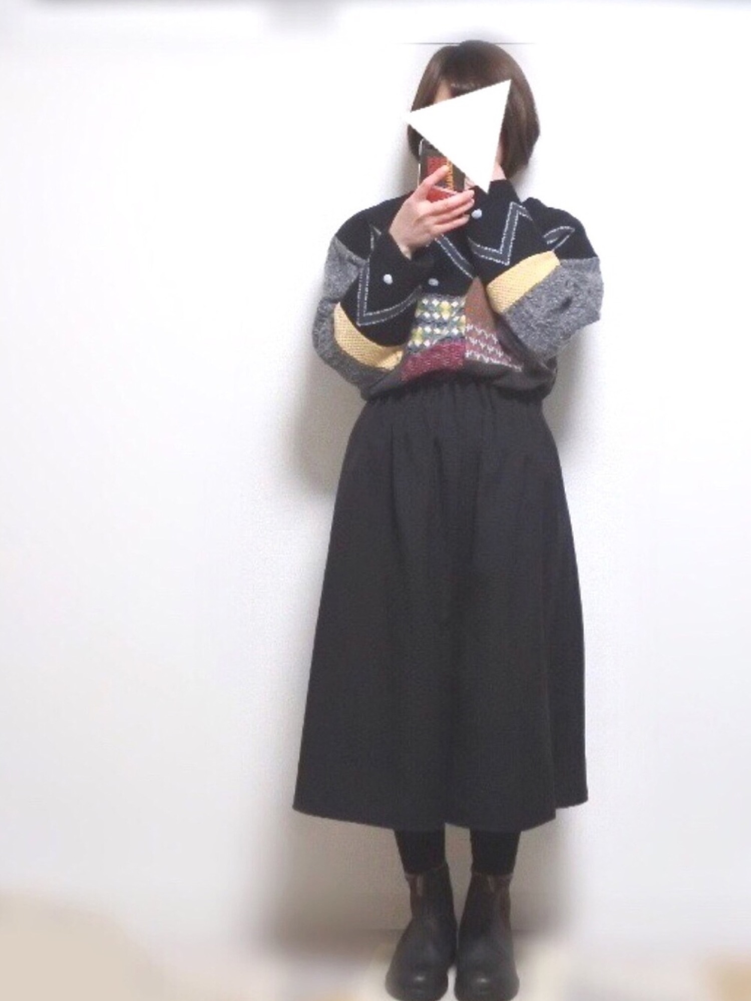 bulle de savon（ビュルデサボン）の「やまみちジャガード パッチ