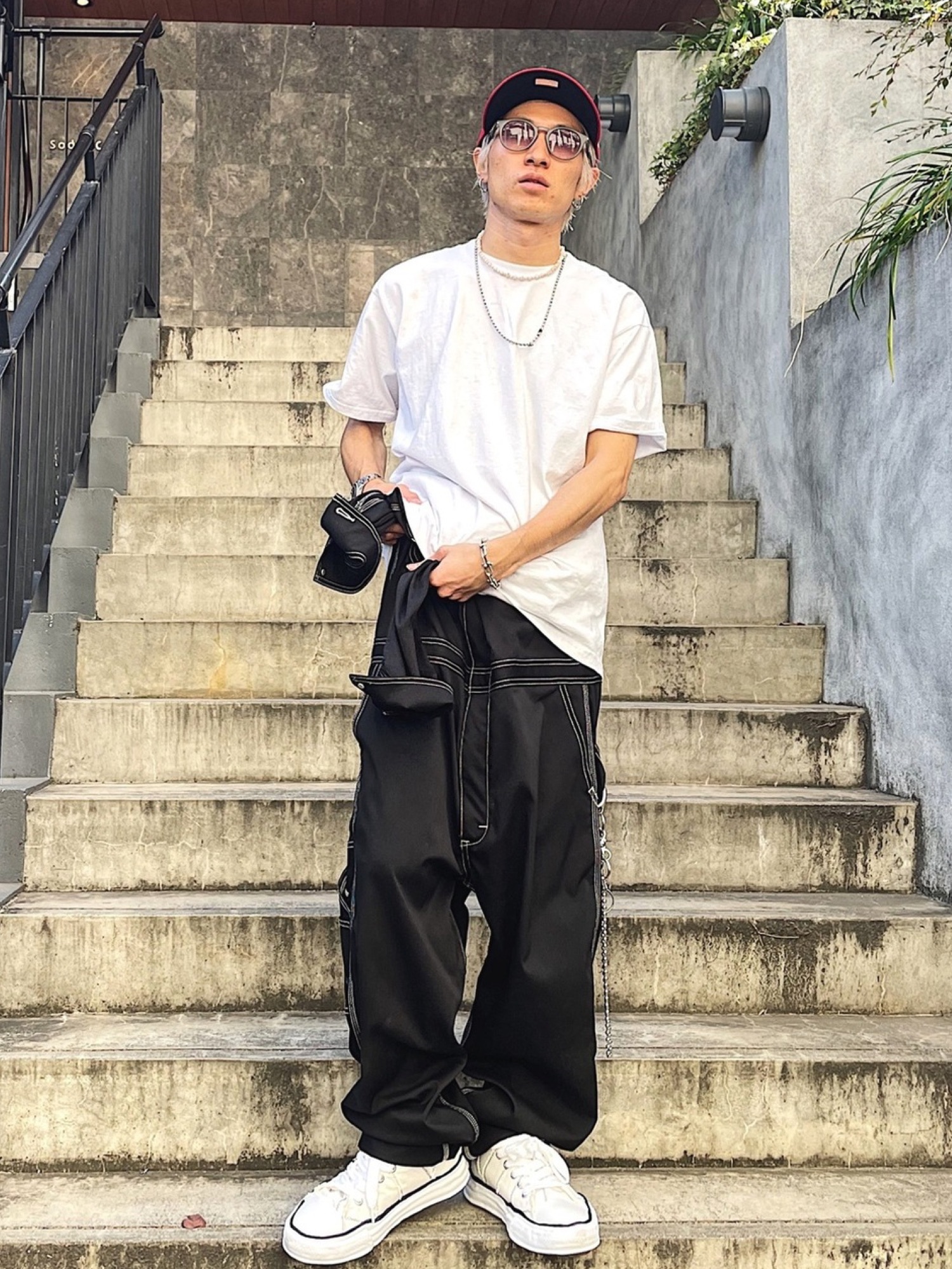 リー LEE ビームス beams オールインワン つなぎ Lee（リー）の「Lee × BEAMS / 別注 ステッチ オールインワン