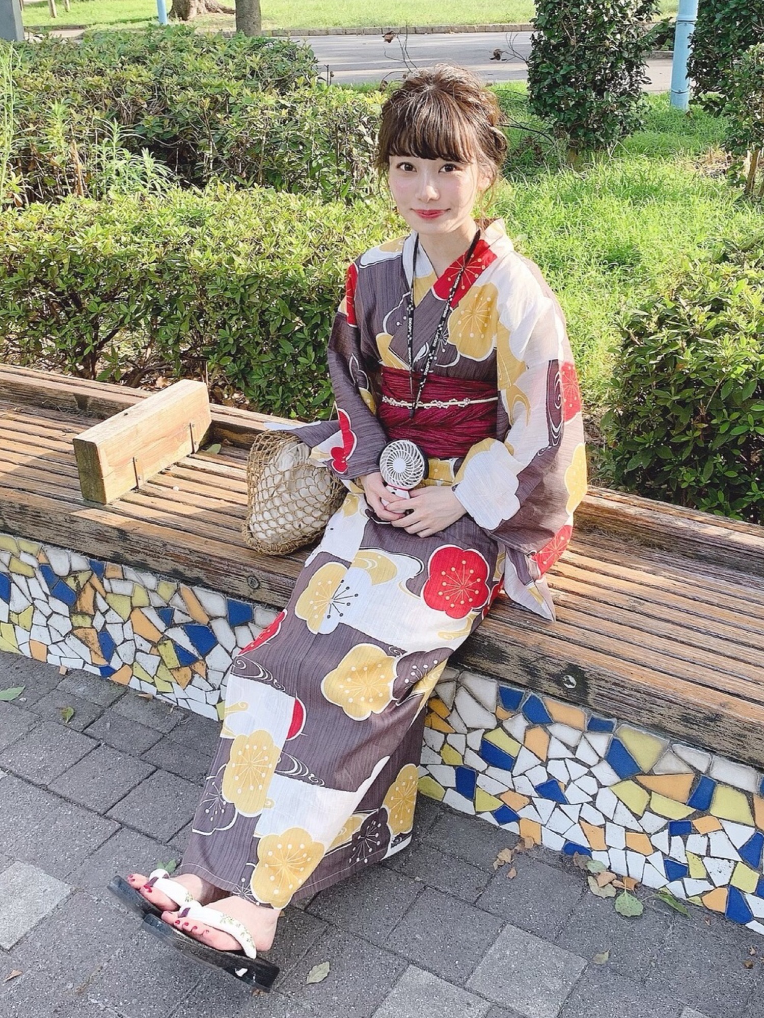 ヘザー　浴衣　梅ブラウン ヘザー 浴衣 梅ブラウン Heather 浴衣4点SET | [公式]ヘザー