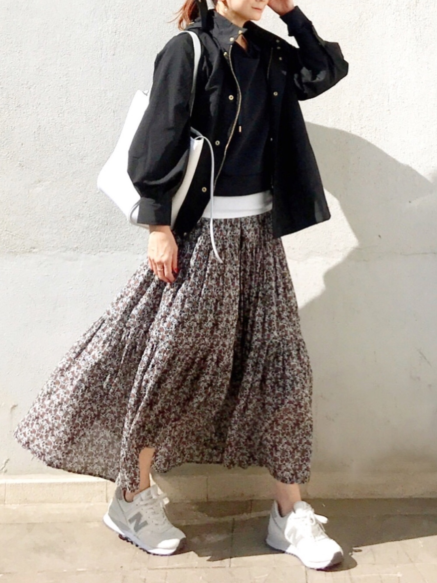 audrey and john wad（オードリーアンドジョンワッド）の「花柄シルク