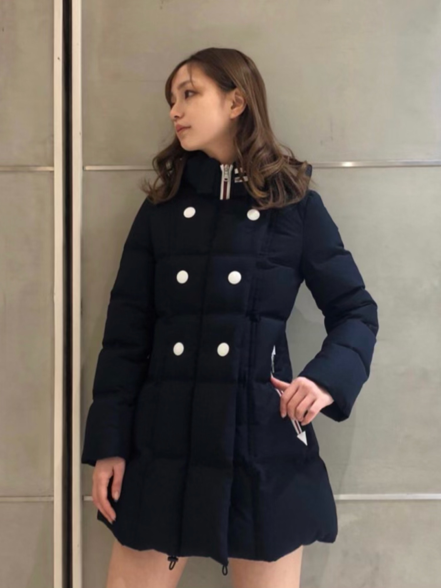 LOVELESS(ラブレス)の「ネイビー ミレーヌ ダウン(ダウンジャケット LOVELESS(ラブレス)の「ネイビー ミレーヌ ダウン(ダウンジャケット