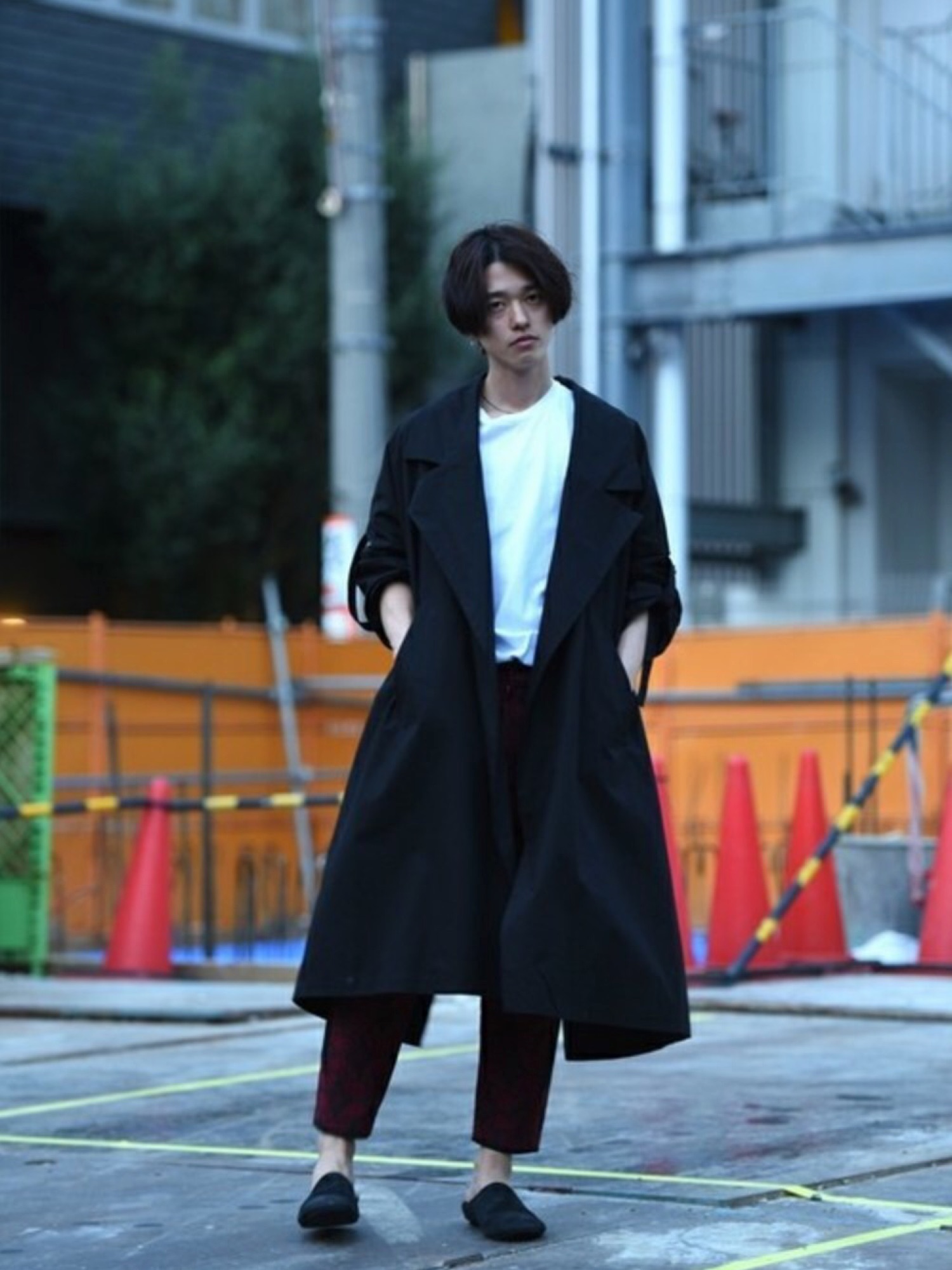 My Beautiful Landlet Bafu Cottonワイドロングコート OVIE STUDIO