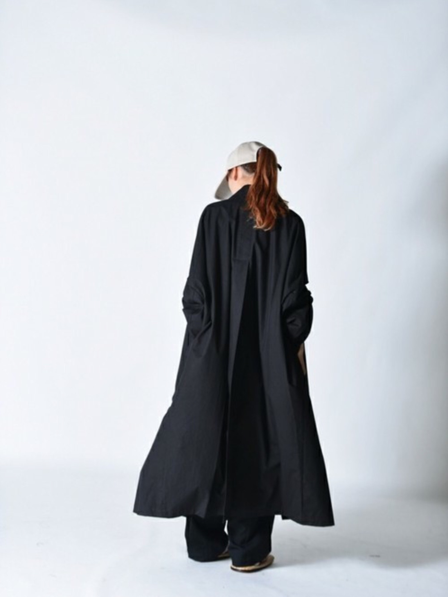 My Beautiful Landlet Bafu Cottonワイドロングコート OVIE STUDIO