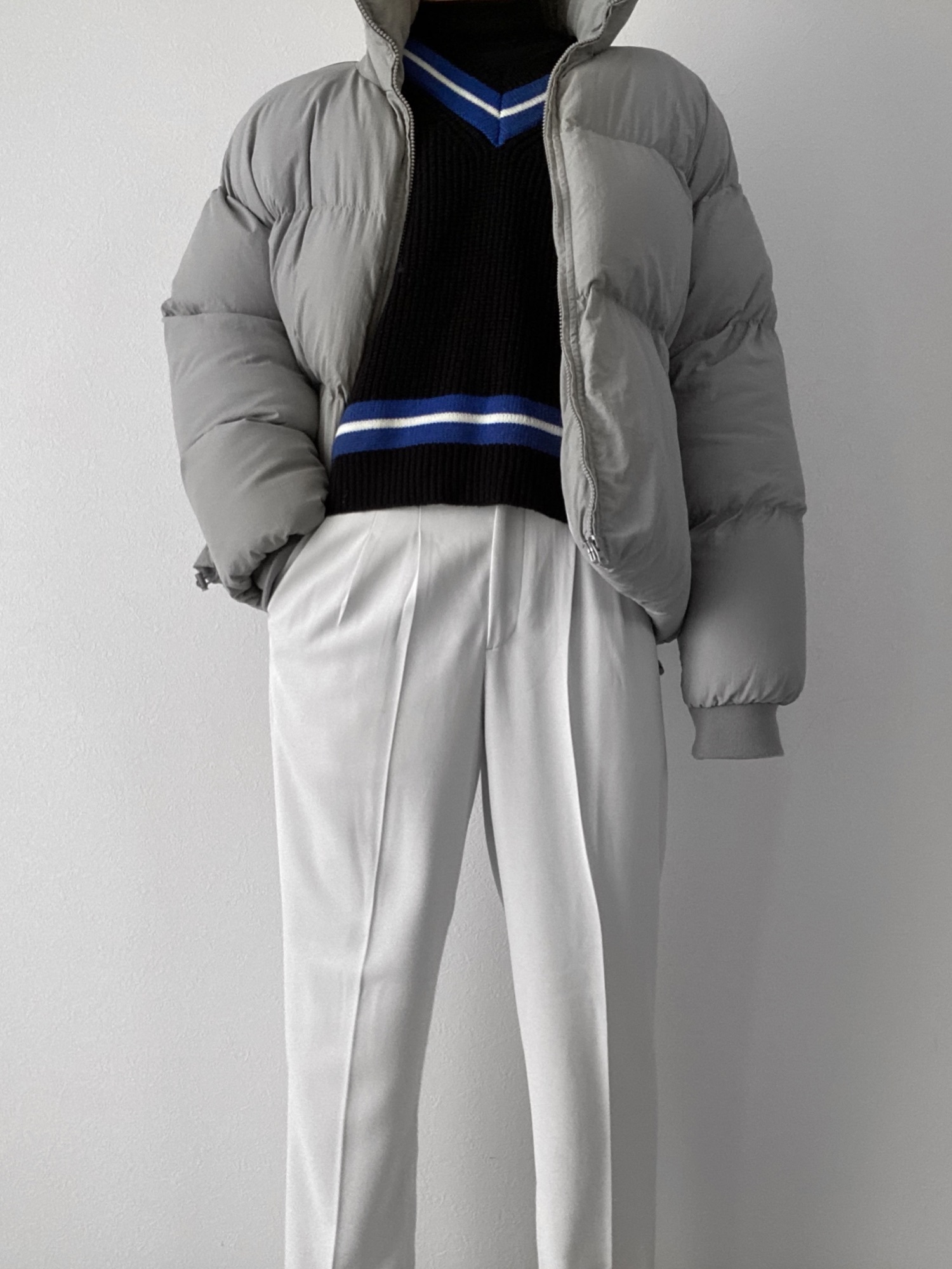 HARE（ハレ）の「チルデンショートニット(HARE)（ニット/セーター