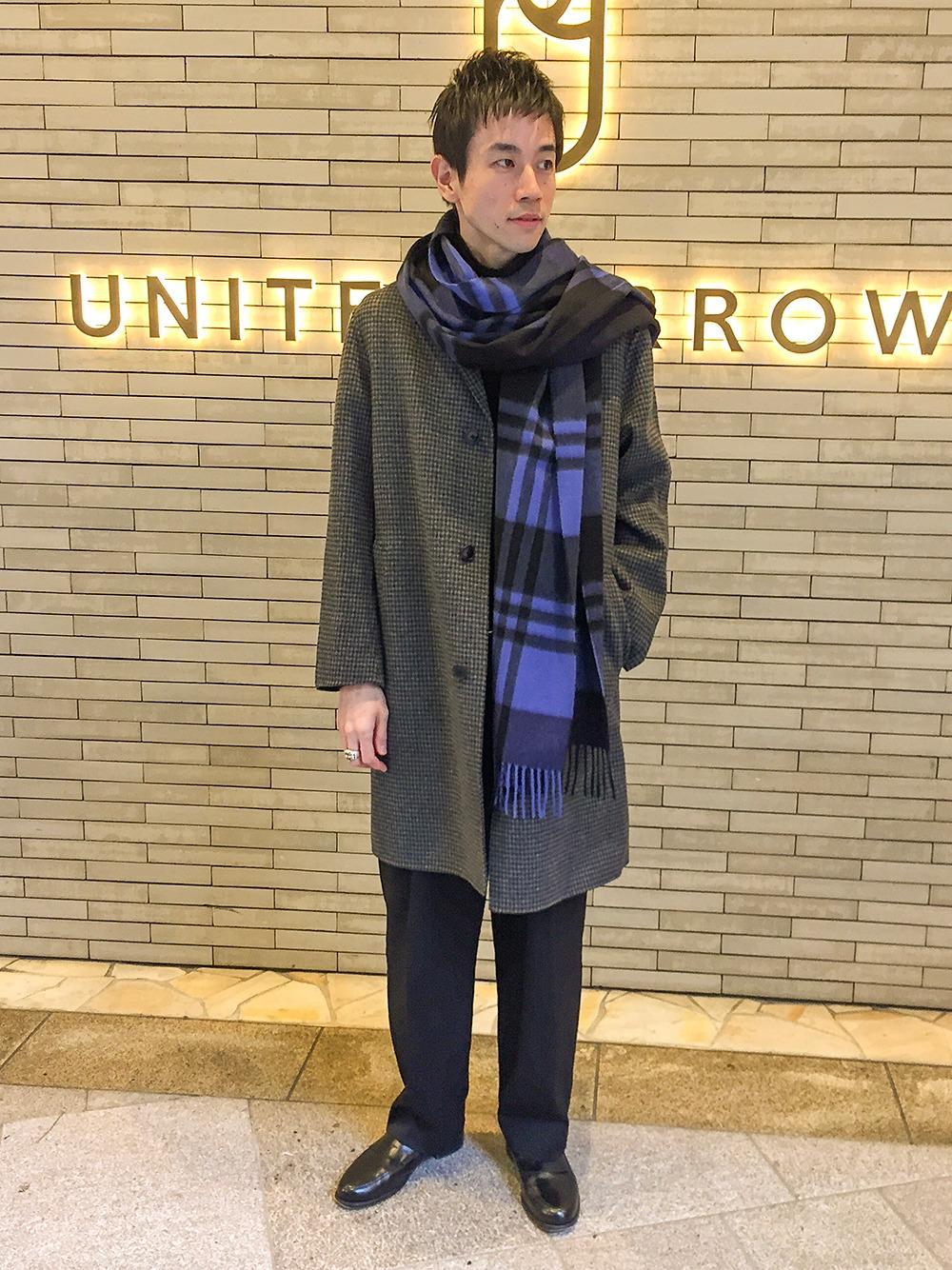 Mitsui Kentaro｜UNITED ARROWSのステンカラーコートを使った
