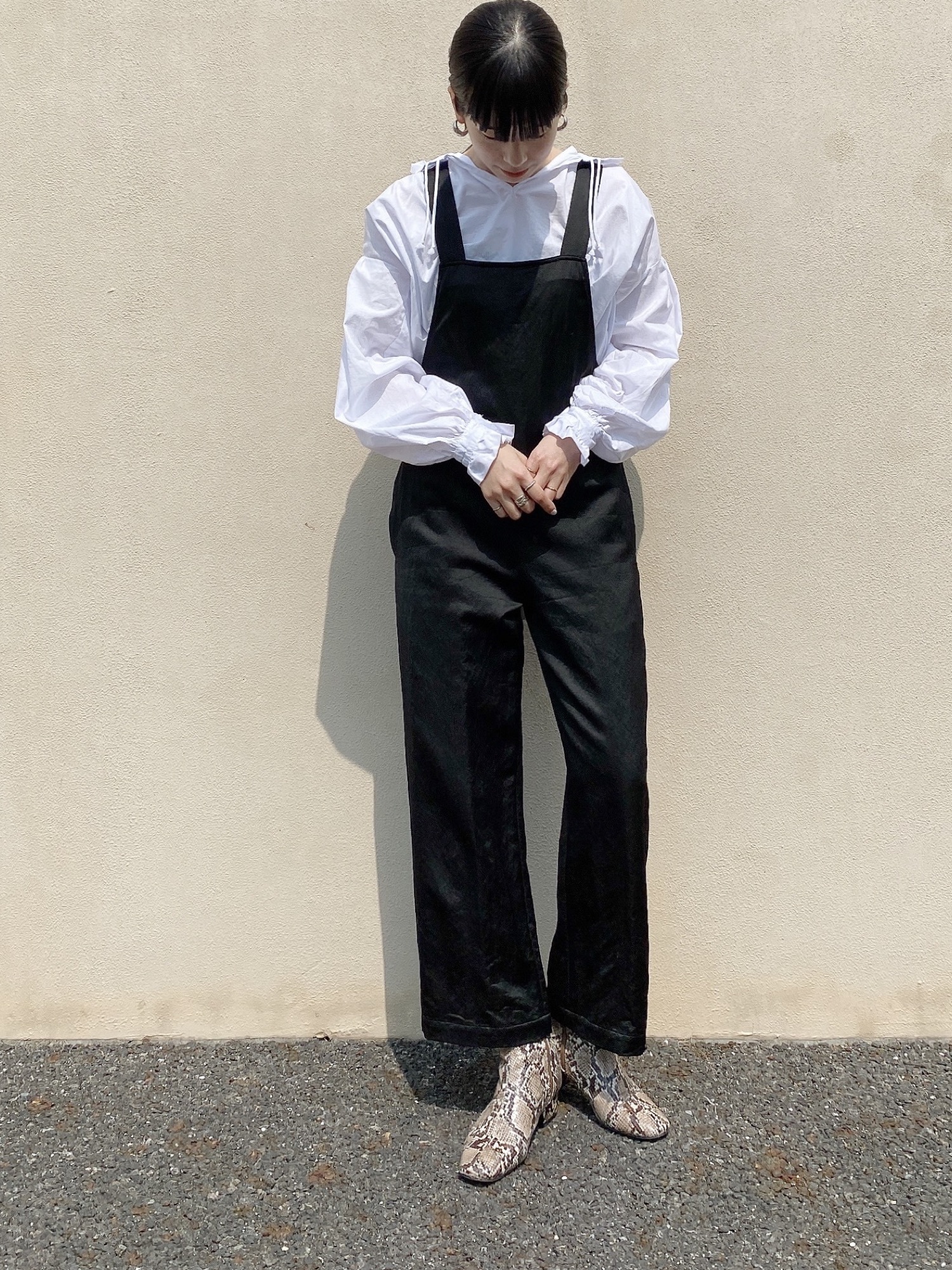 Steven Alan スティーブアラン サテンサロペット オーバーオール
