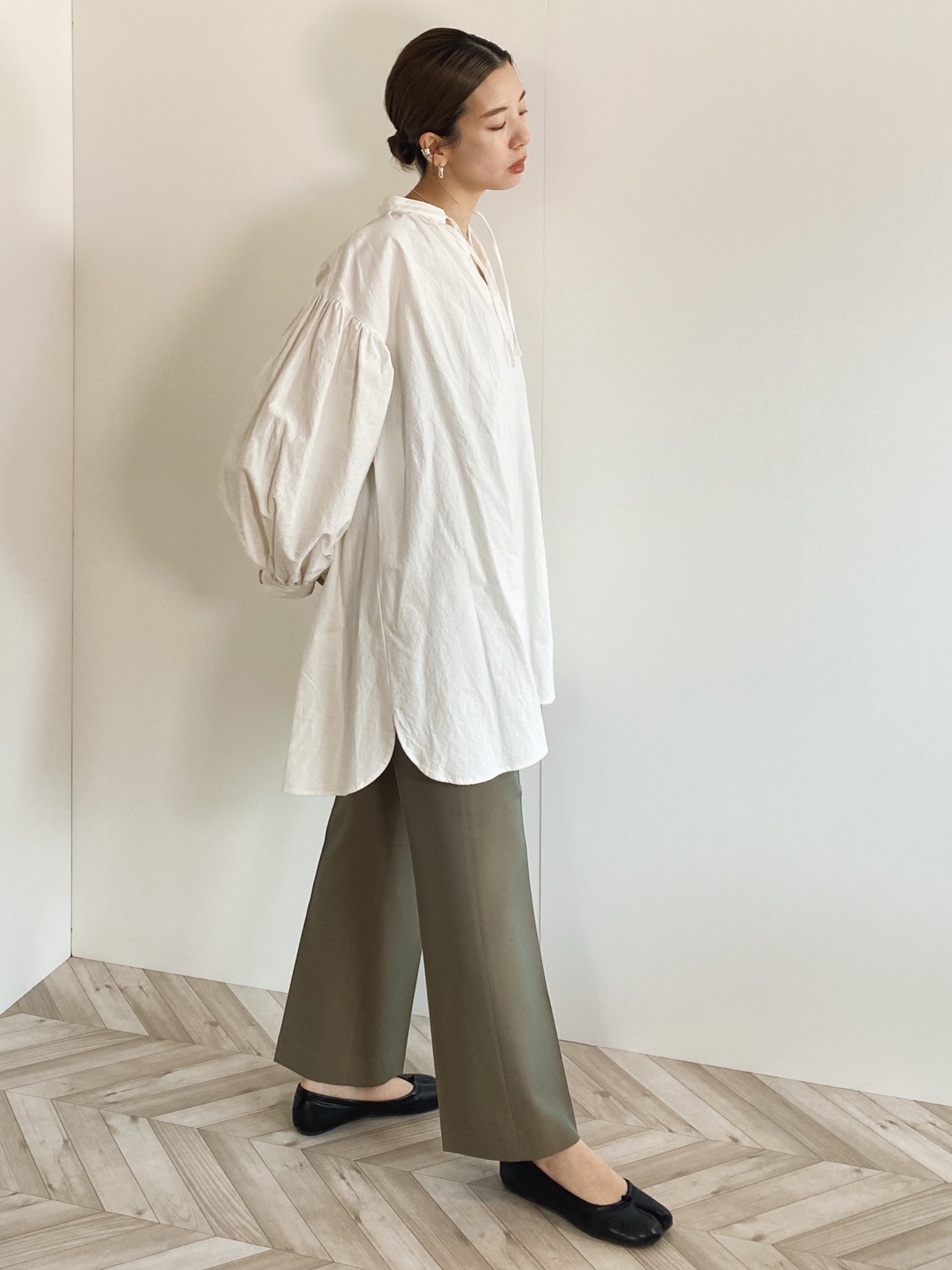 Ungrid（アングリッド）の「スキッパーボリュームワンピース