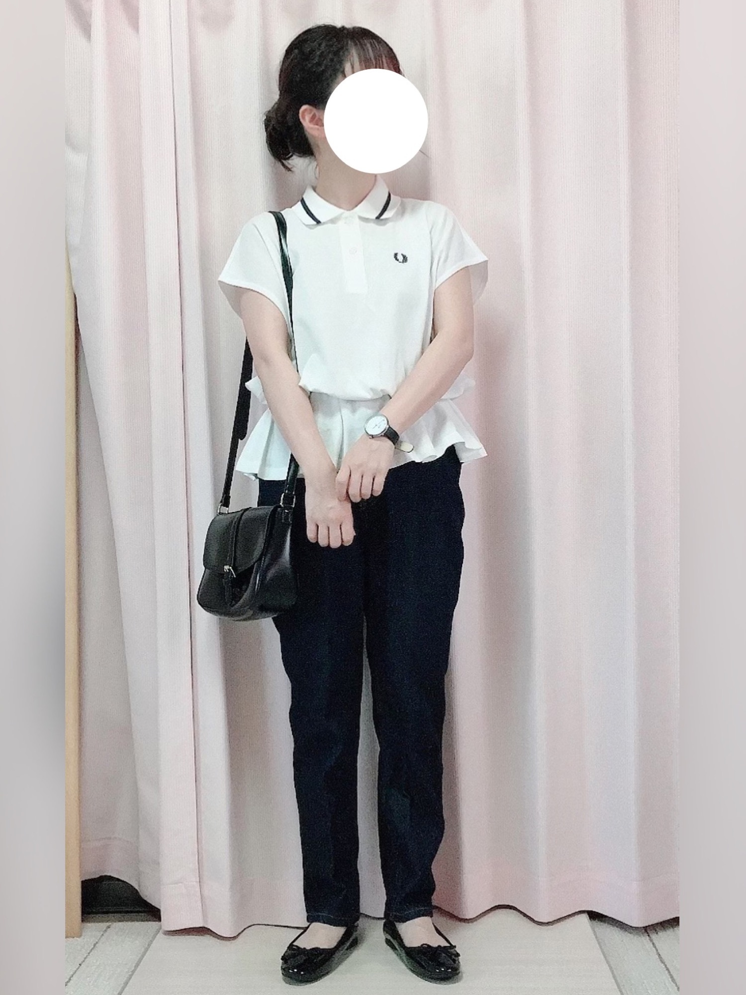 FRED PERRY（フレッドペリー）の「Waist Gathered Pique Shirt
