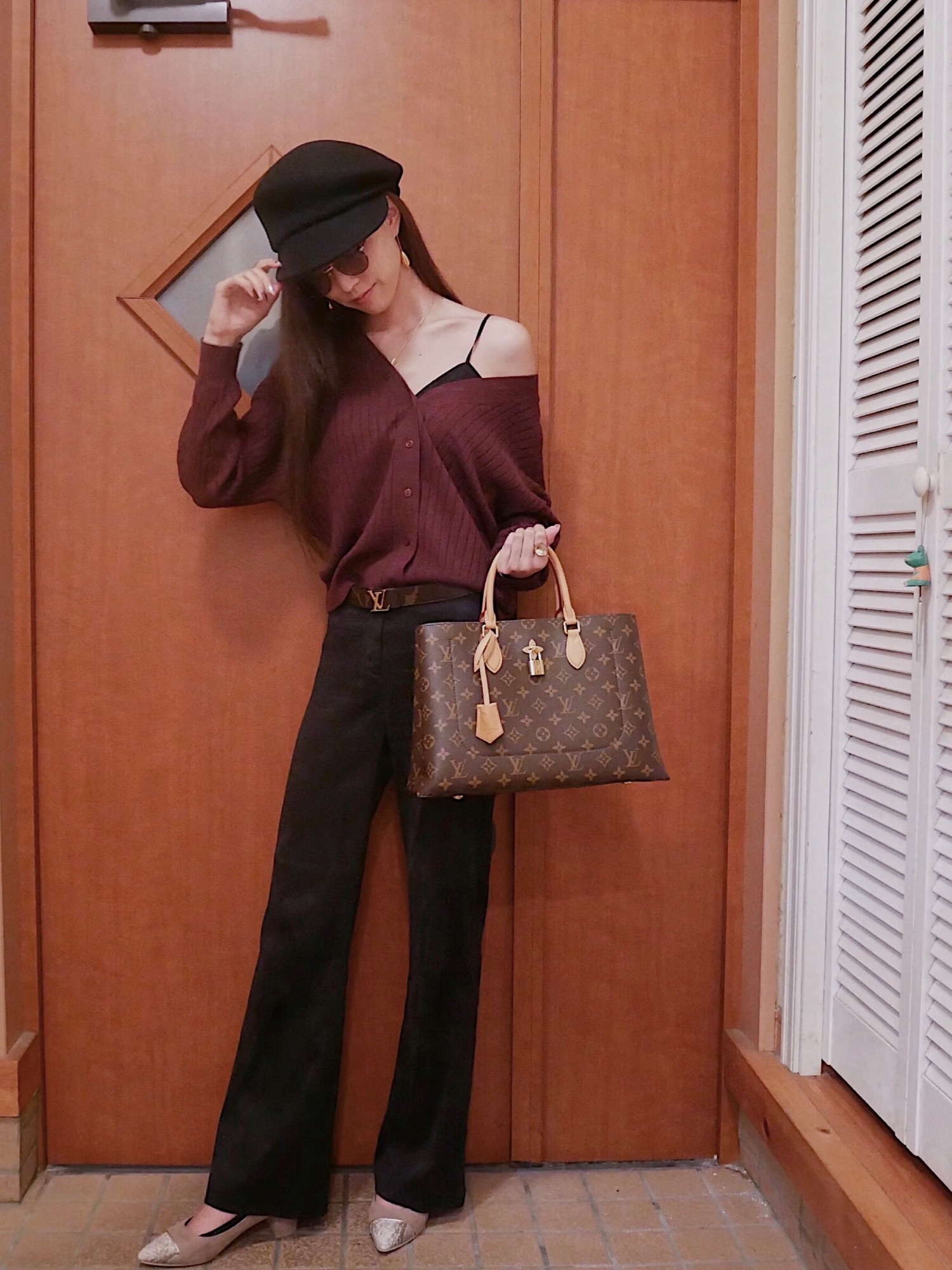 LOUIS VUITTONのベルトを使った人気ファッションコーディネート（年齢