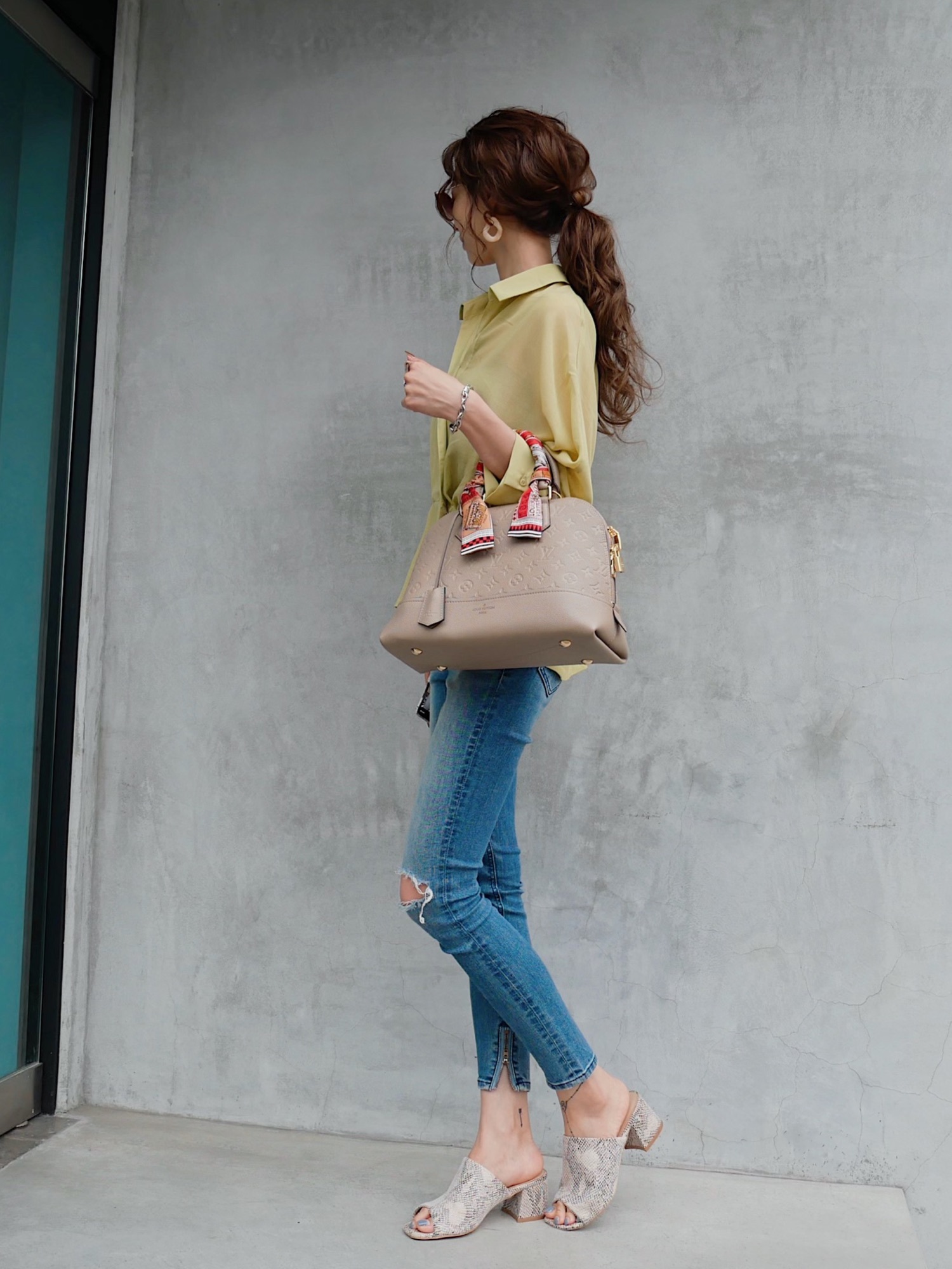 rienda ZIPヘムクラッシュJ/W DENIMパギンス デニム ZIPヘムクラッシュJ⁄W DENIMパギンスを使った人気ファッション