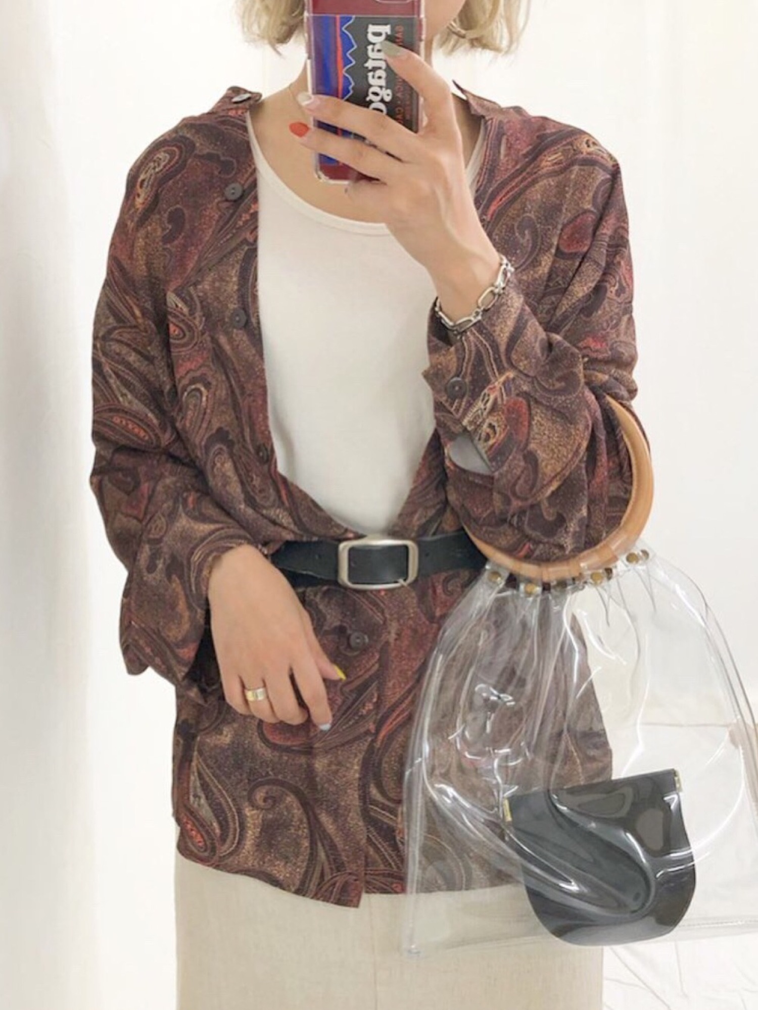 TODAYFUL（トゥデイフル）の「ジョーゼットペイズリーシャツ（シャツ
