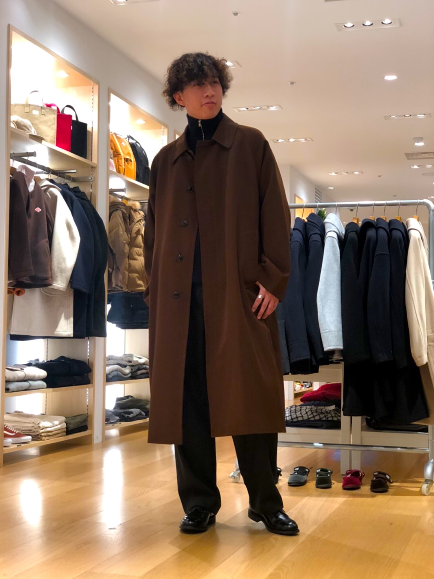 unfil アンフィル ウールギャバジン バルマカーンコート ONFL