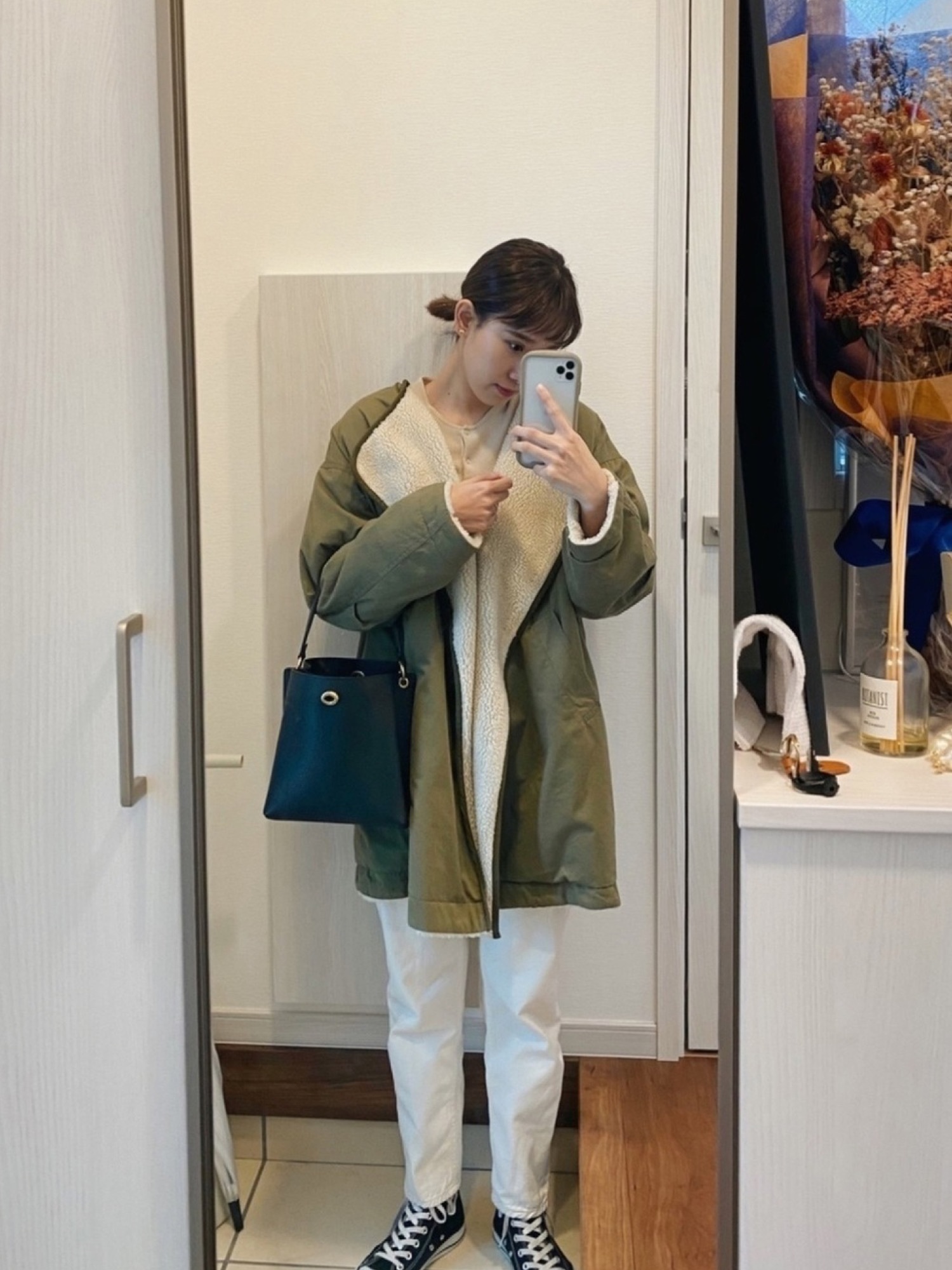BLACK BY MOUSSY（ブラックバイマウジー）の「rever military ...