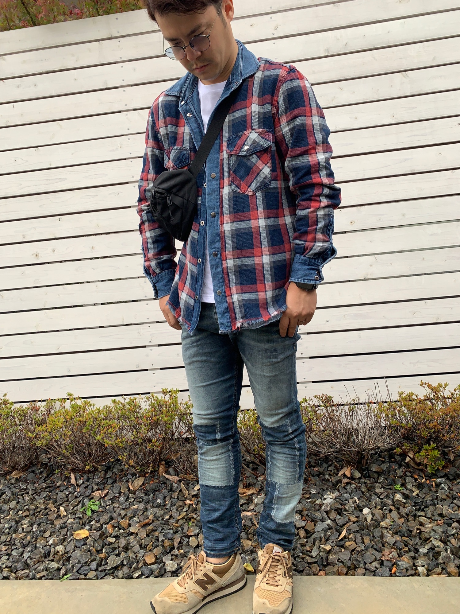 DIESEL メンズ シャツ リバーシブル デザイン デニムシャツ　XL ロゴ Amazon.co.jp: (ディーゼル) メンズ デニムシャツ リバーシブル