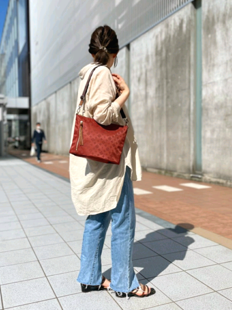 russet(ラシット) ショルダーバッグ - CE-833 黒×グレー リバーシブル russet ラシット リバーシブルショルダーバッグCE-833｜Yahoo!フリマ