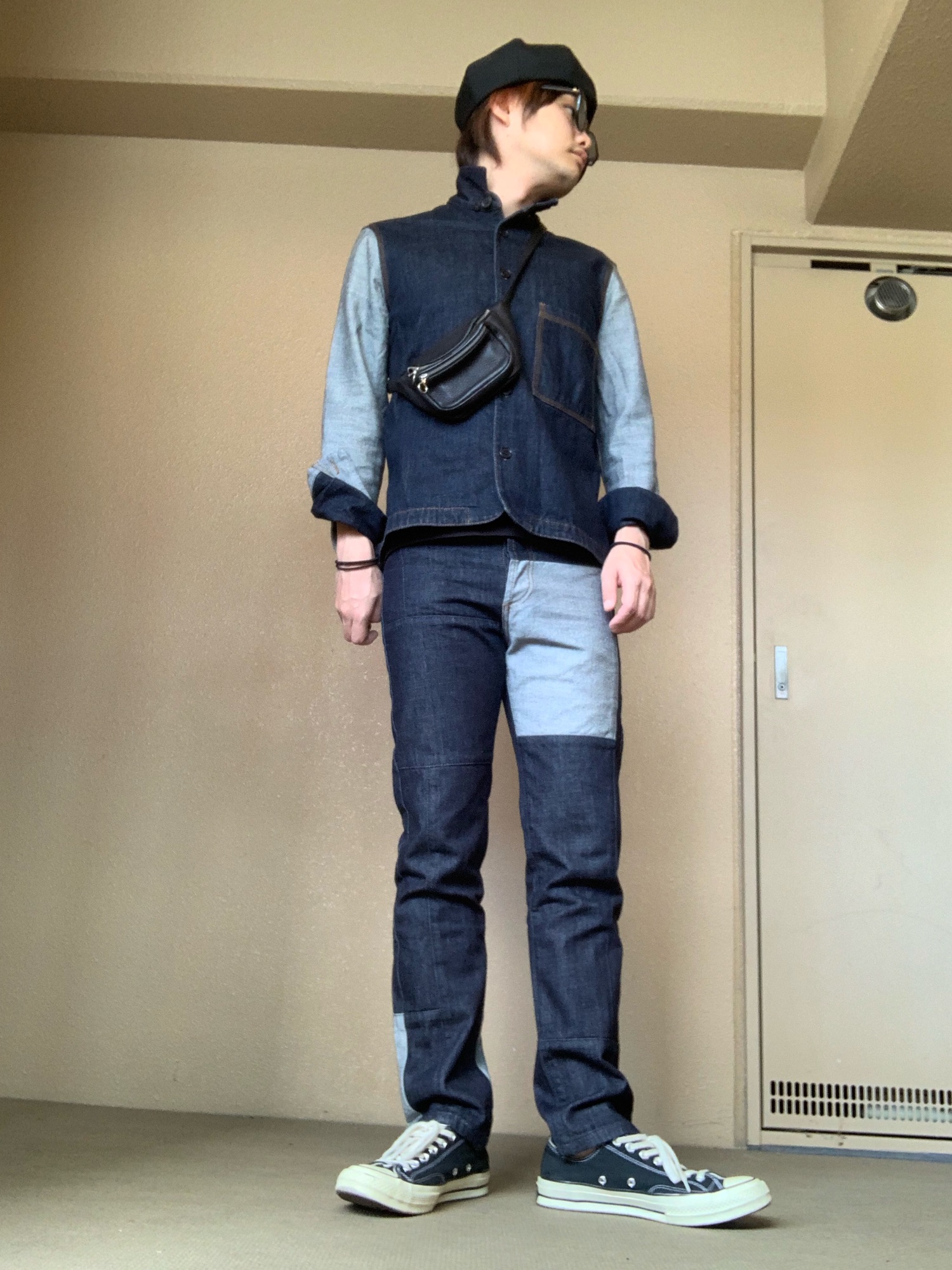 MARNIのデニムジャケットを使ったメンズ人気ファッション