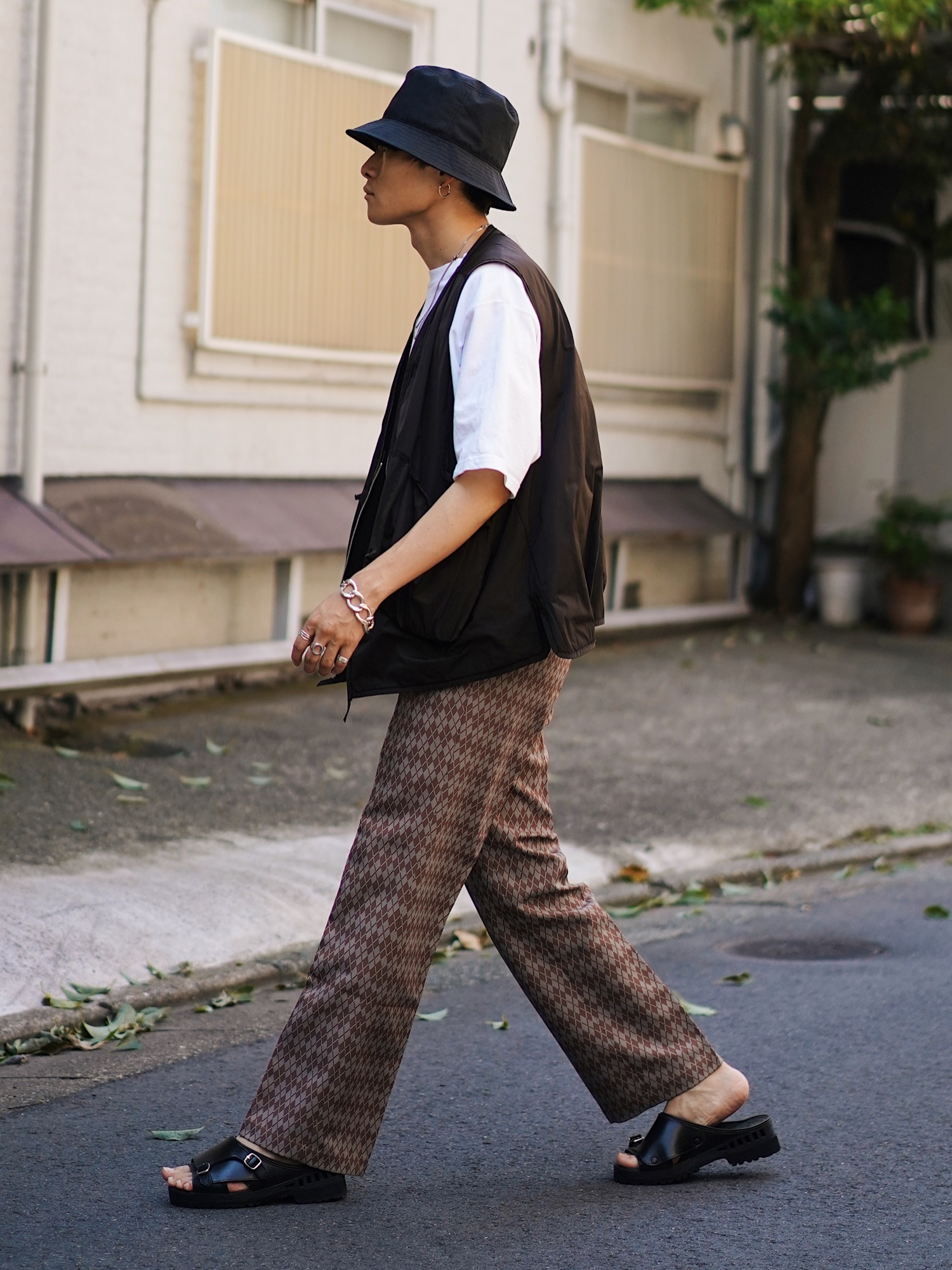 靴 BENSAN-D DOUBLE MONK With Vibram Sole Wyndham Double Monk Burnished Blue Brogue - Large Sizes