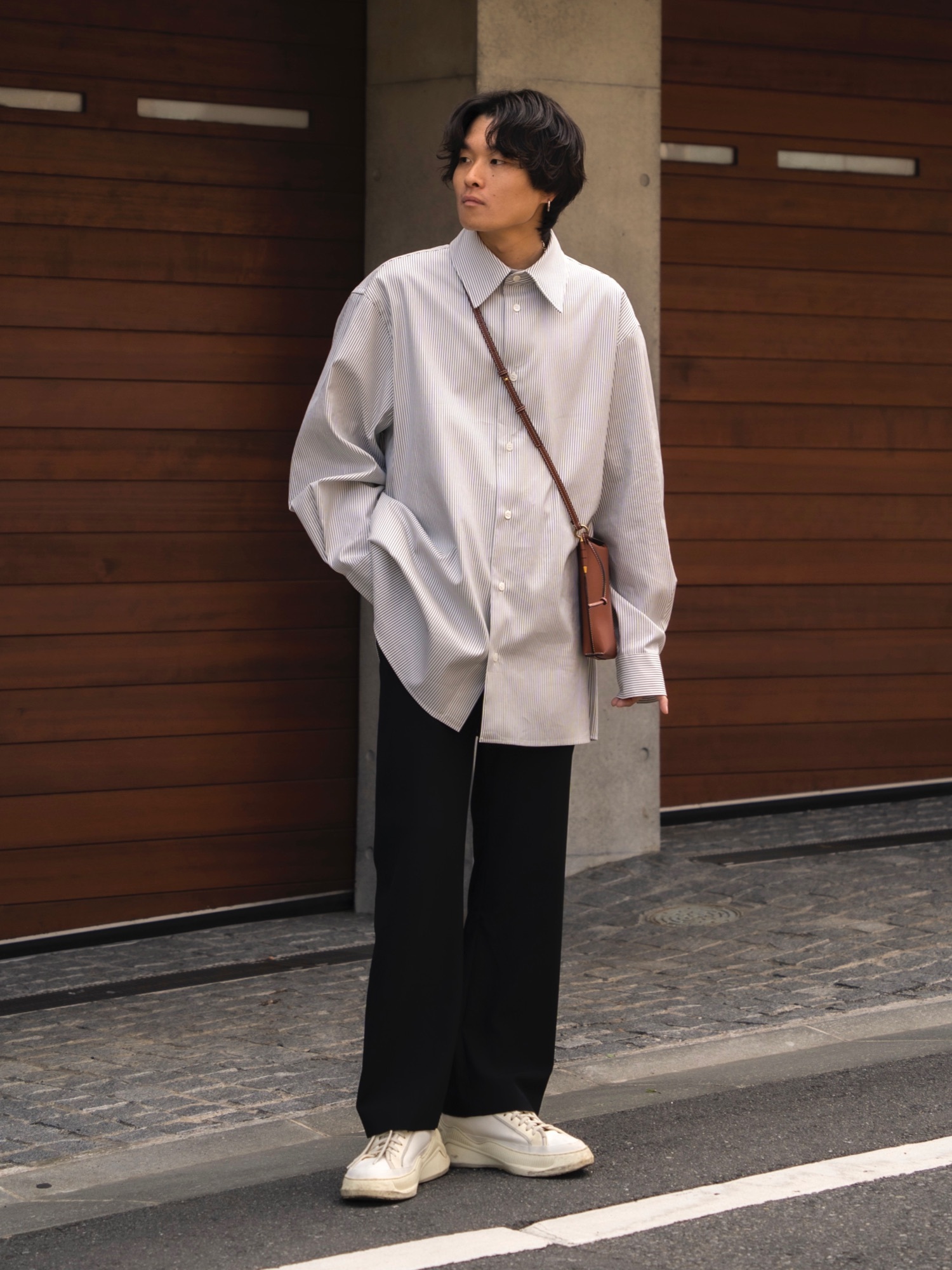 HED MAYNER / ヘドメイナー Buttoned Shirt PNS