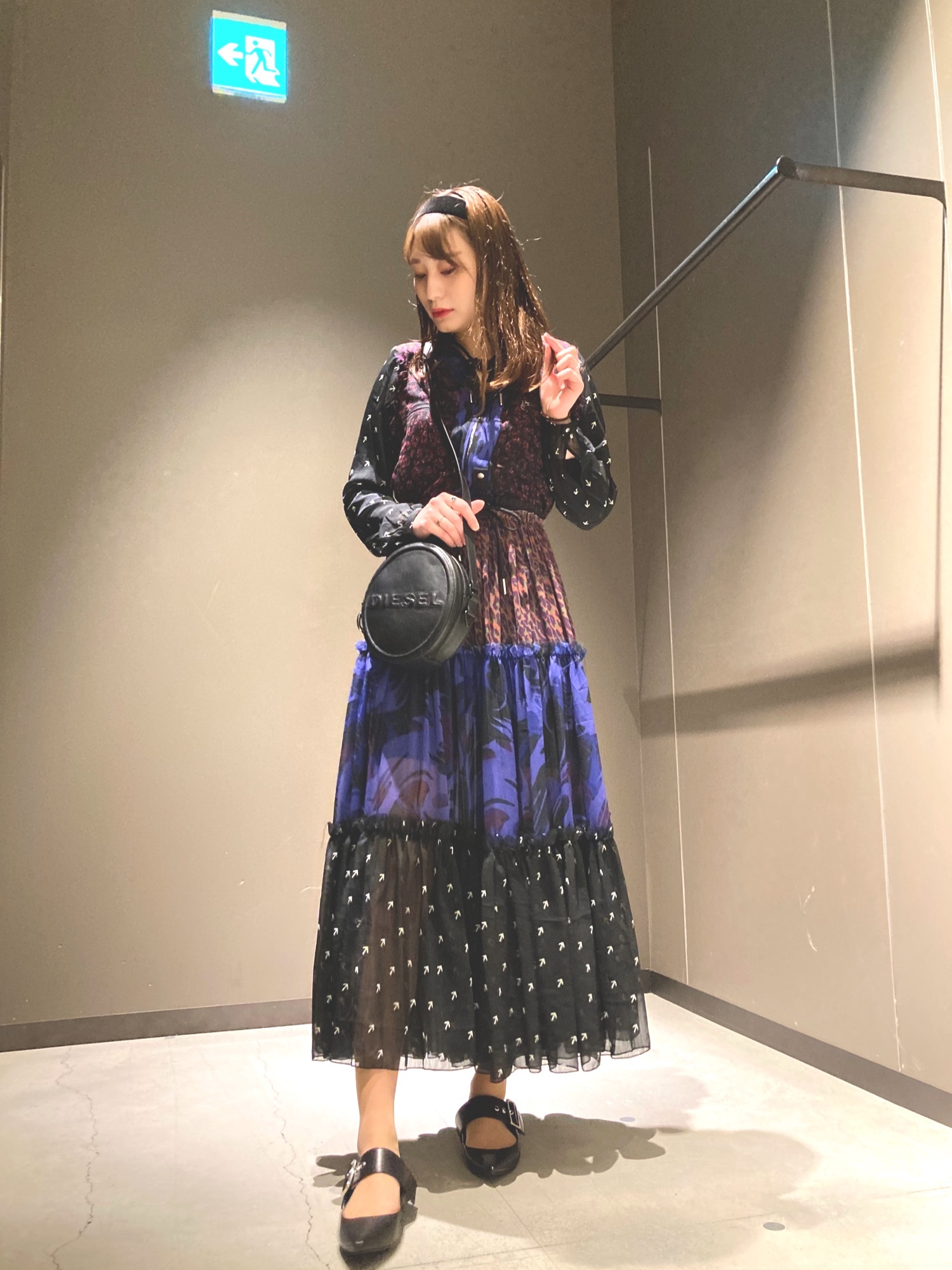 DIESEL>>ディーゼル D-Arany フローラルプリントドレス A18370_0KIBJ_5FQA_F.jpg