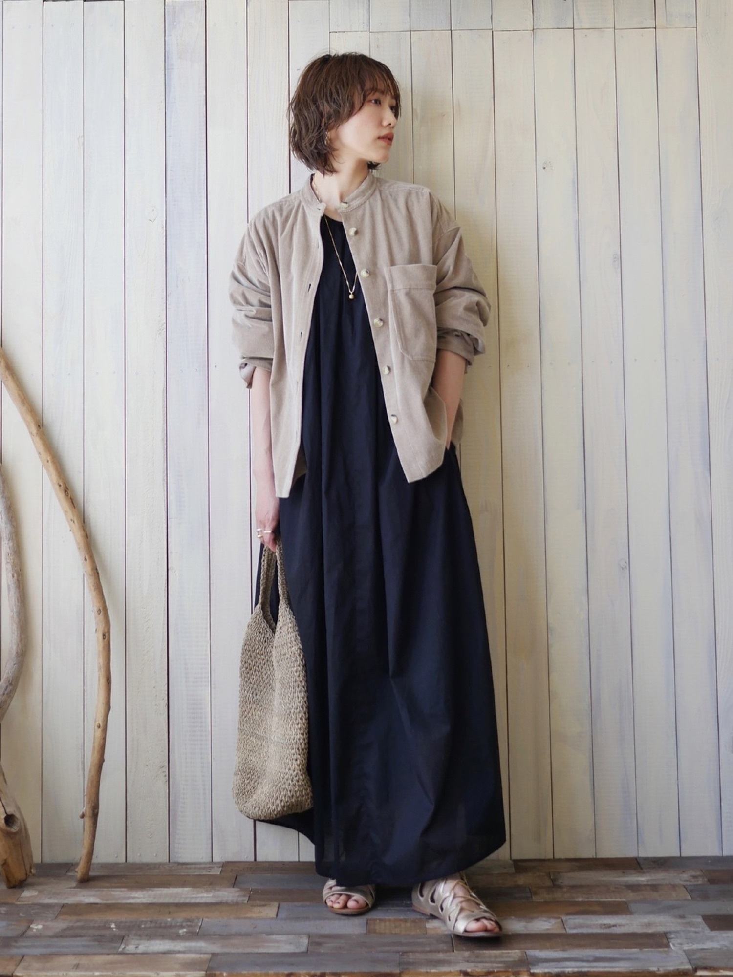 金子三記(miki)｜Audrey and John Wad by 金子三記のブルゾンを使った