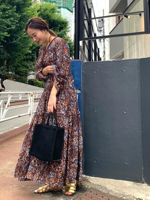 COTTON ETHNIC PRINT DRESS nanouniverse別注 NE QUITTEZ PAS!（ヌキテパ）の「NE QUITTEZ PAS/別注 COTTON ETHNIC