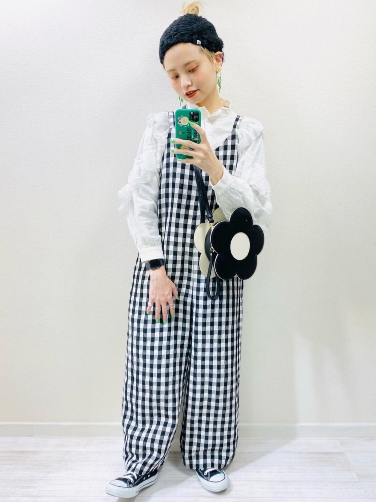 美品 CHILDWOMAN チェック コードギンガムワッシャーサロペット 美品 CHILDWOMAN チェック コードギンガムワッシャーサロペット CHILD