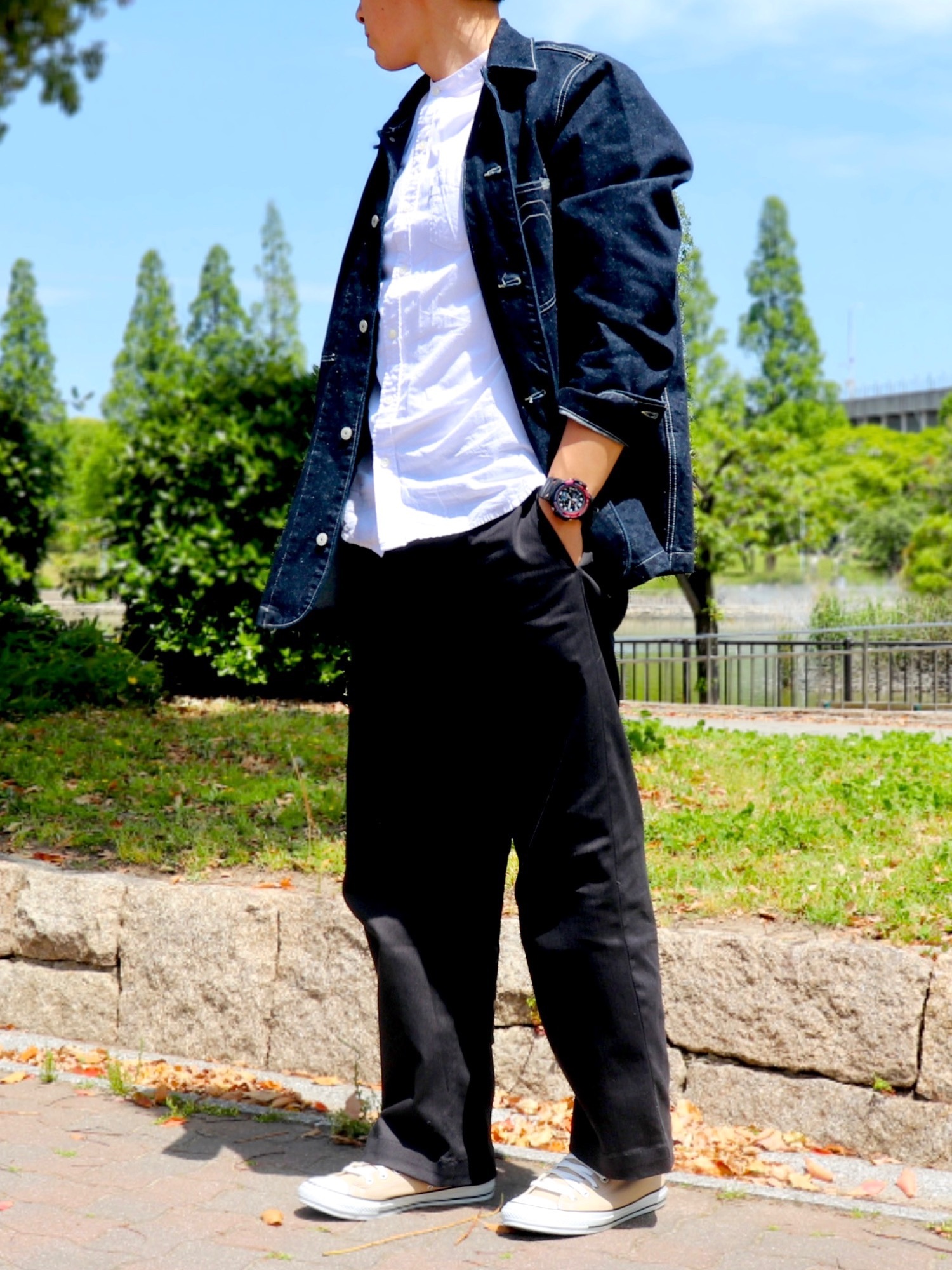 HIRO｜Levi's REDのカバーオールを使ったコーディネート - WEAR