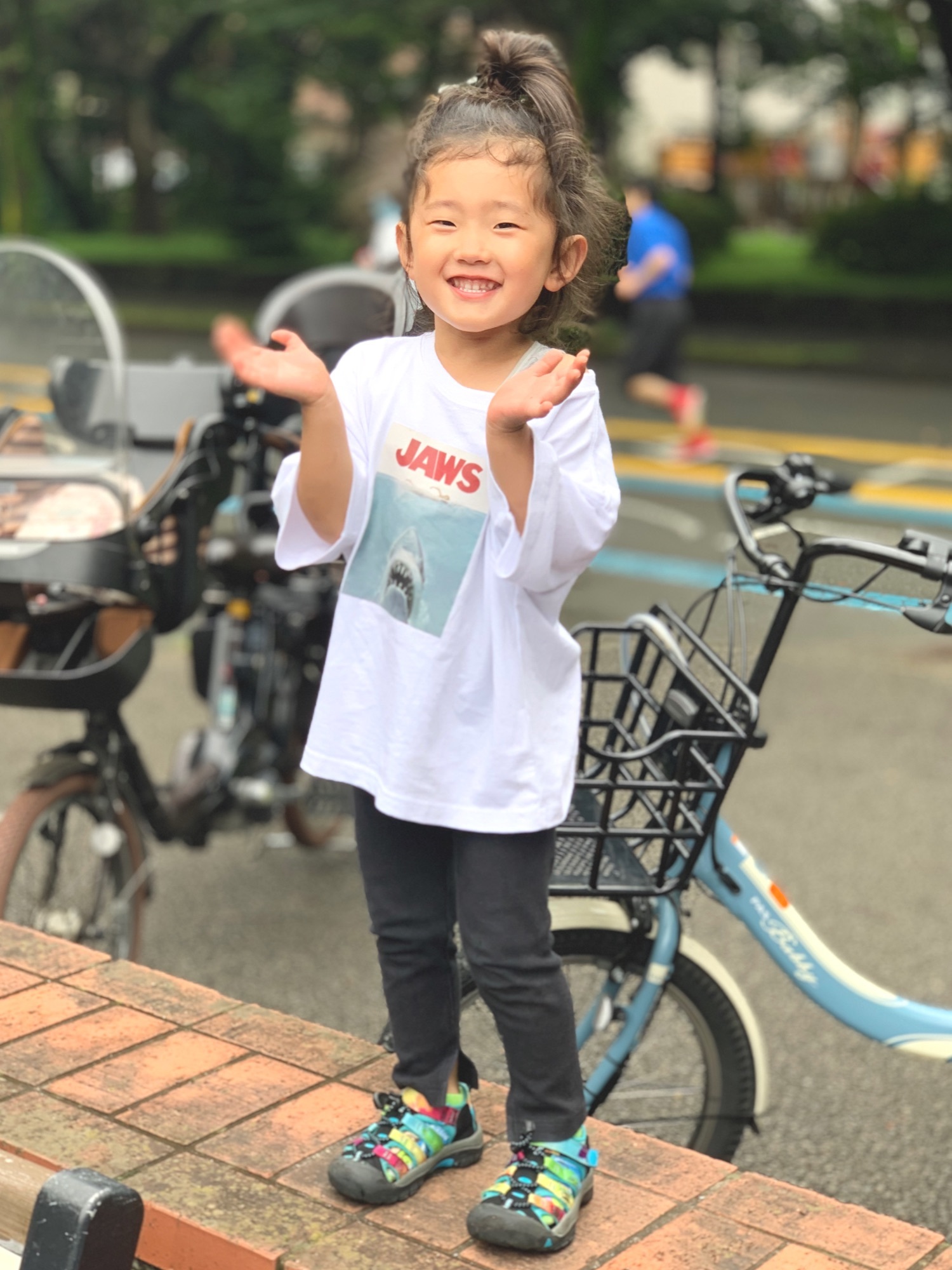 JAWS　ジョーズ　長袖Tシャツ　ロンT　カットソー　プリント　フェード JAWS 長袖Tシャツ S プリント ロンT | 古着屋OLDGREEN
