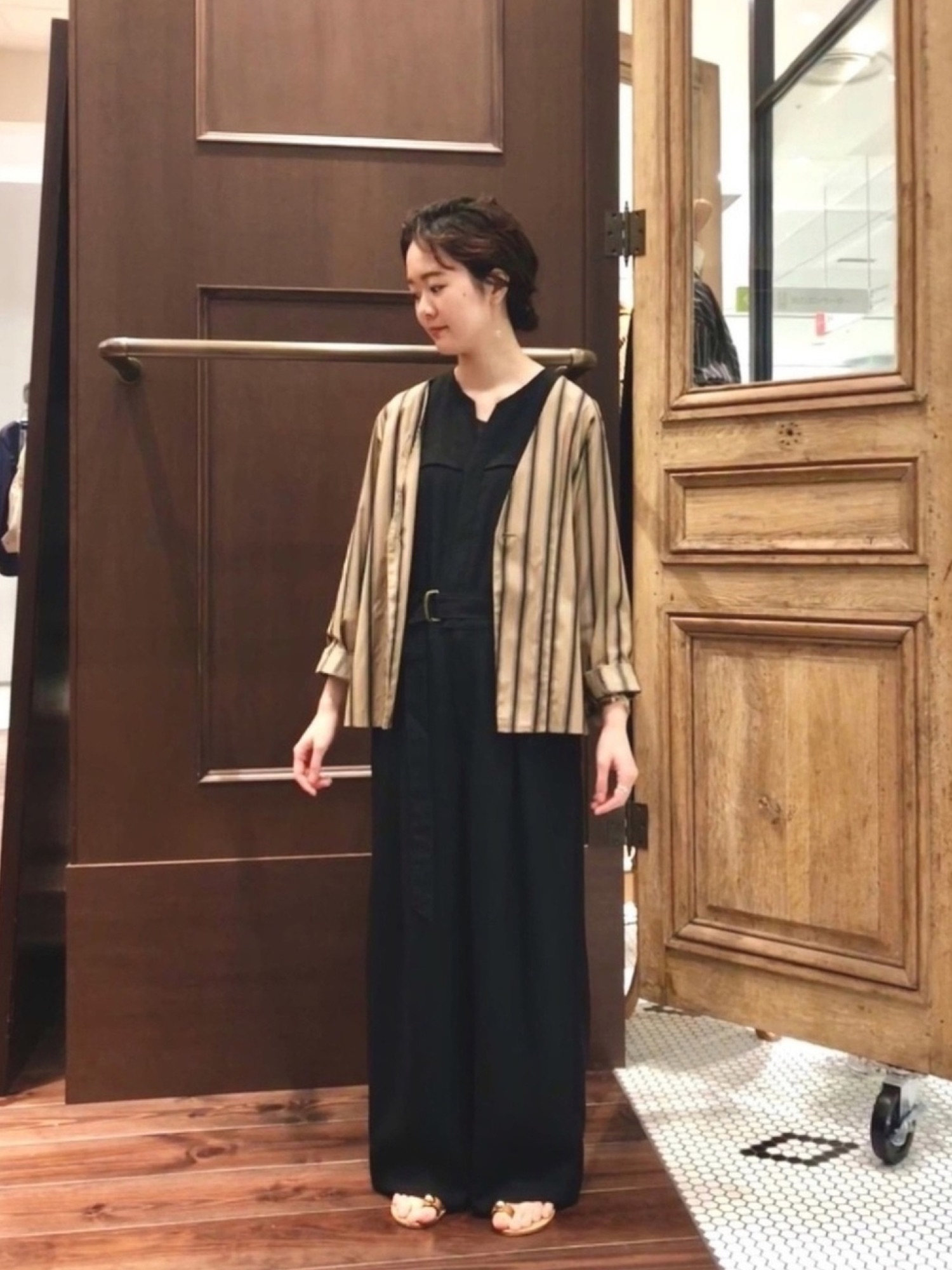 NOMBRE IMPAIR（ノンブルアンペール）の「平織ドライポリエステル 