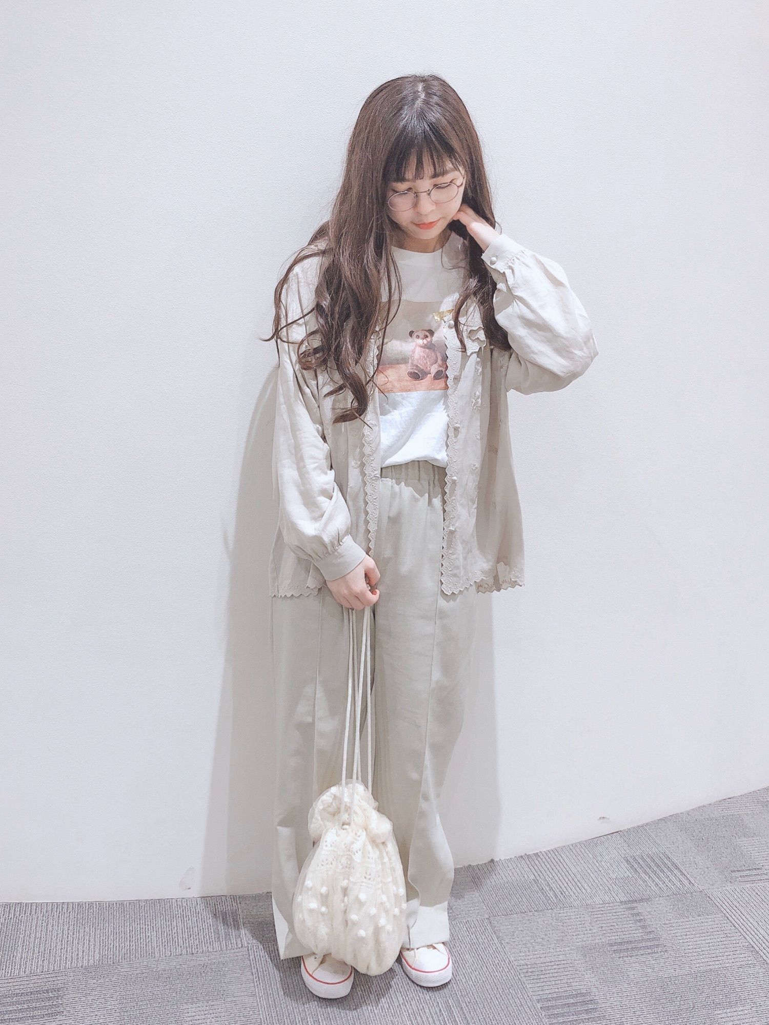 fig London - figLondon cotton tulle puff BL ブラック CFCL - POTTERY LONG PUFF SLEEVE DRESS -black- 23aw women
