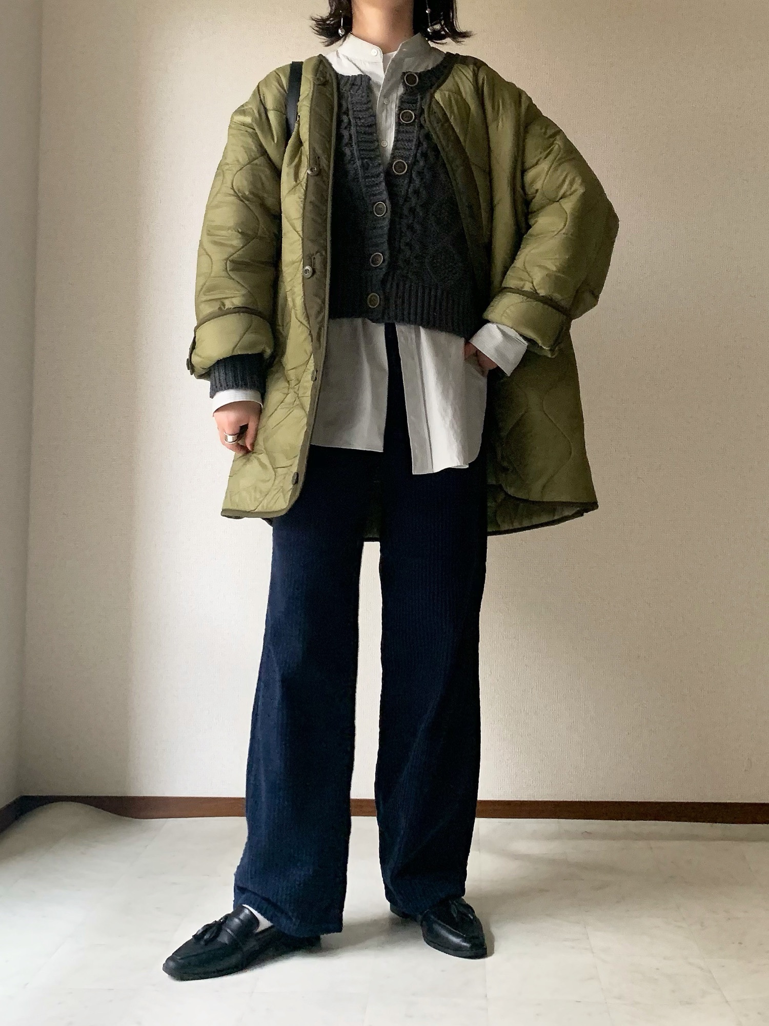 < タグ付き美品> AURALEE 24aw ストライプスタンドカラーシャツ 4 24AWスタート【AURALEE】 SUVIN HIGH COUNT CLOTH STRIPE SHIRT