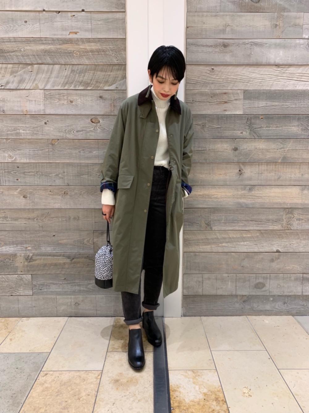 ＢＹ　コットンナイロンタフタライナー付きステンカラーコート BY コットンナイロンタフタライナー付きステンカラーコートоを