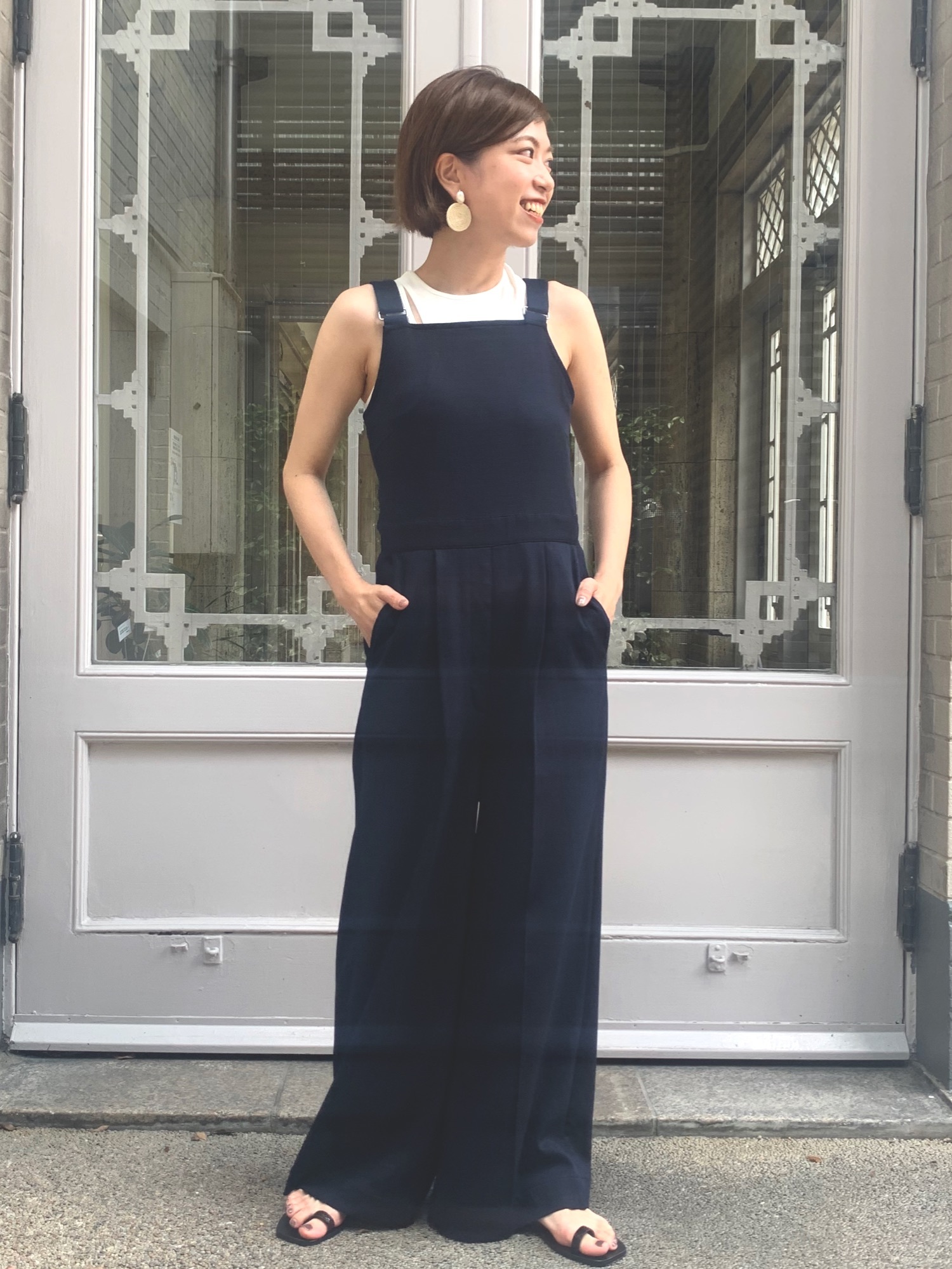 VERMEIL par iena ファインウールサロペット フリー