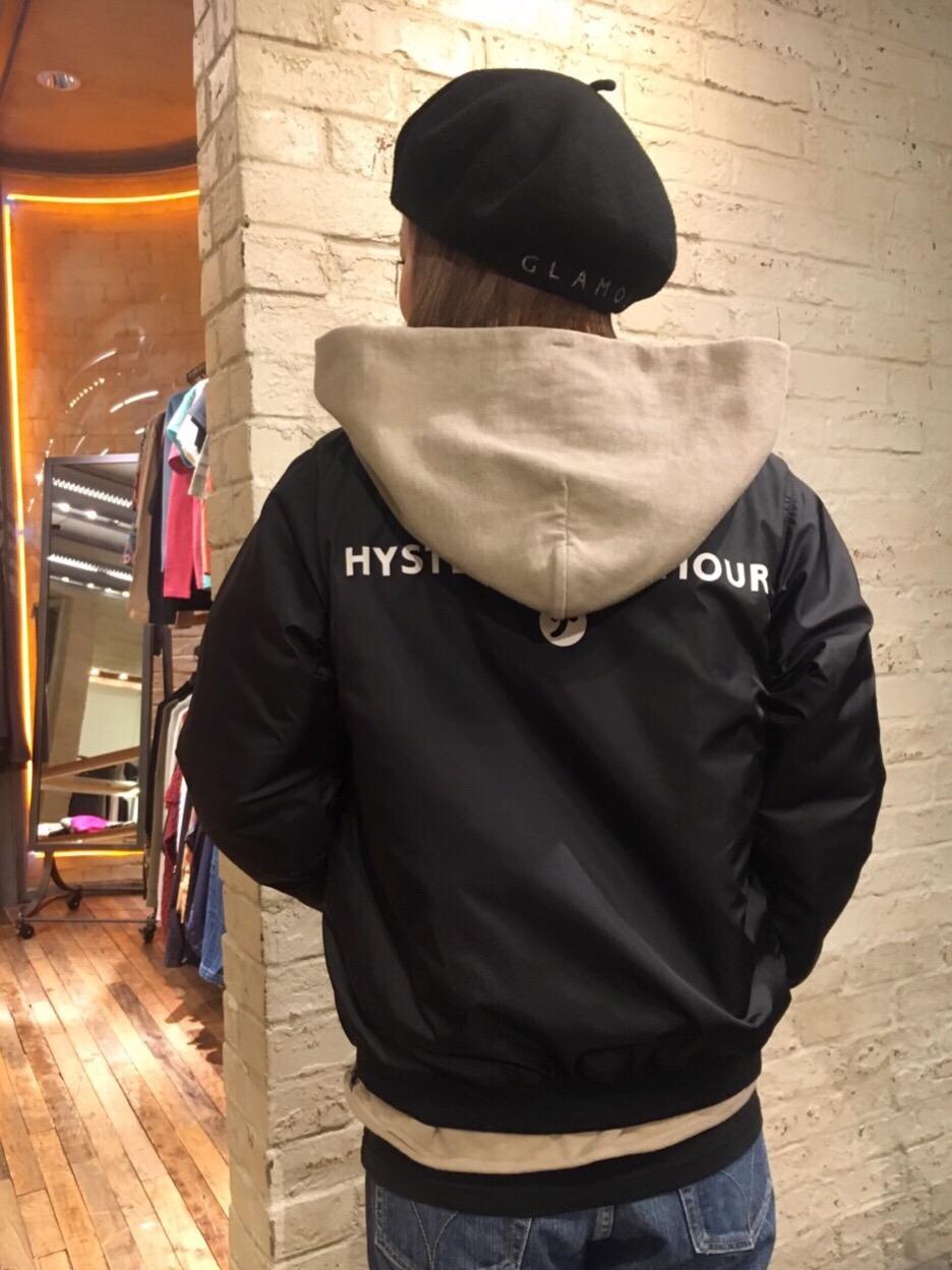 HYSTERIC GLAMOUR SYMBOL 2WAYフーデッドジャケット HYSTERIC GLAMOUR