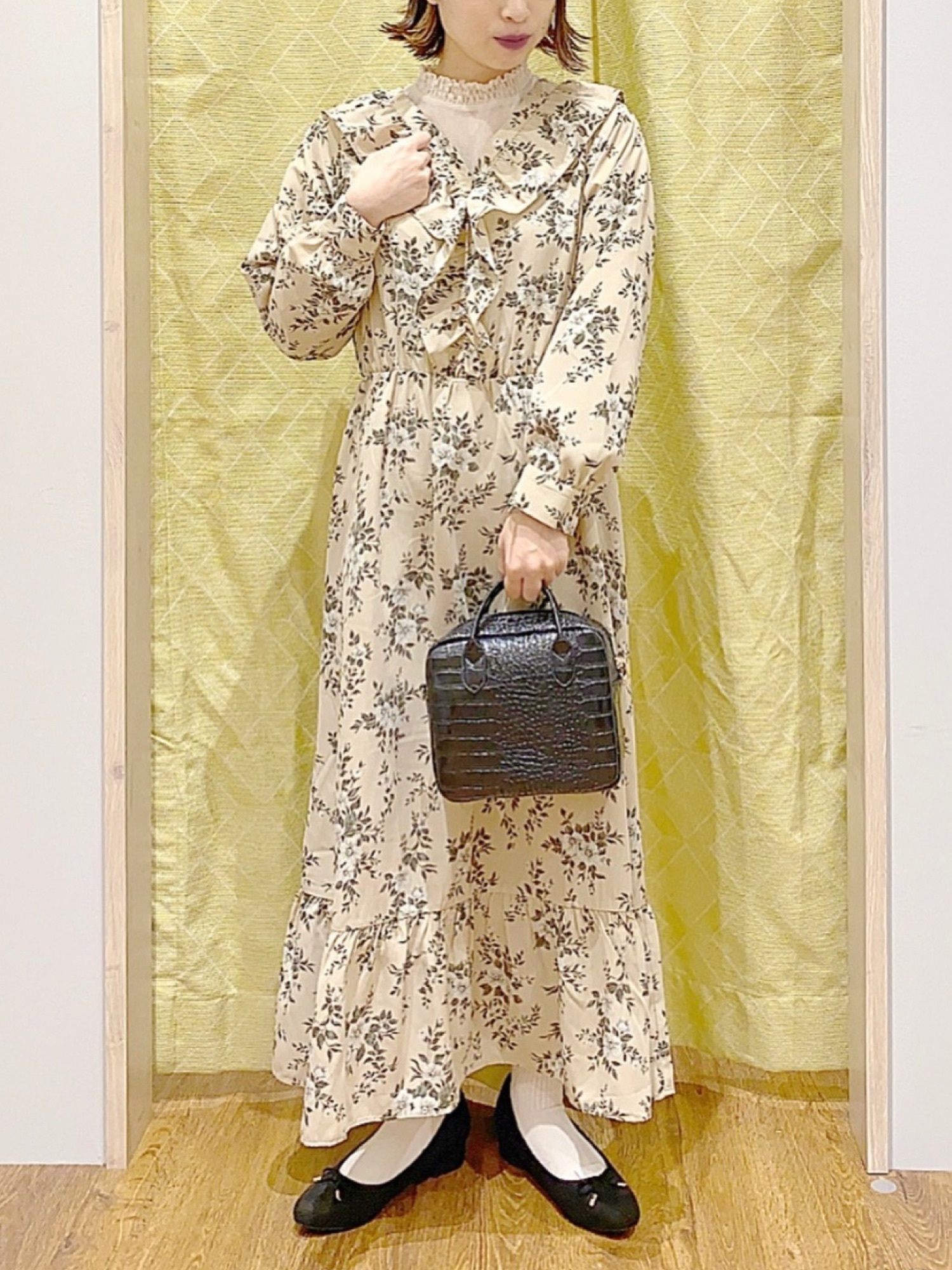 ガーリー おしゃれ ショートワンピ 秋 コーデ レディース 08087 レディースファッション ミニワンピース ガーリーコーデ