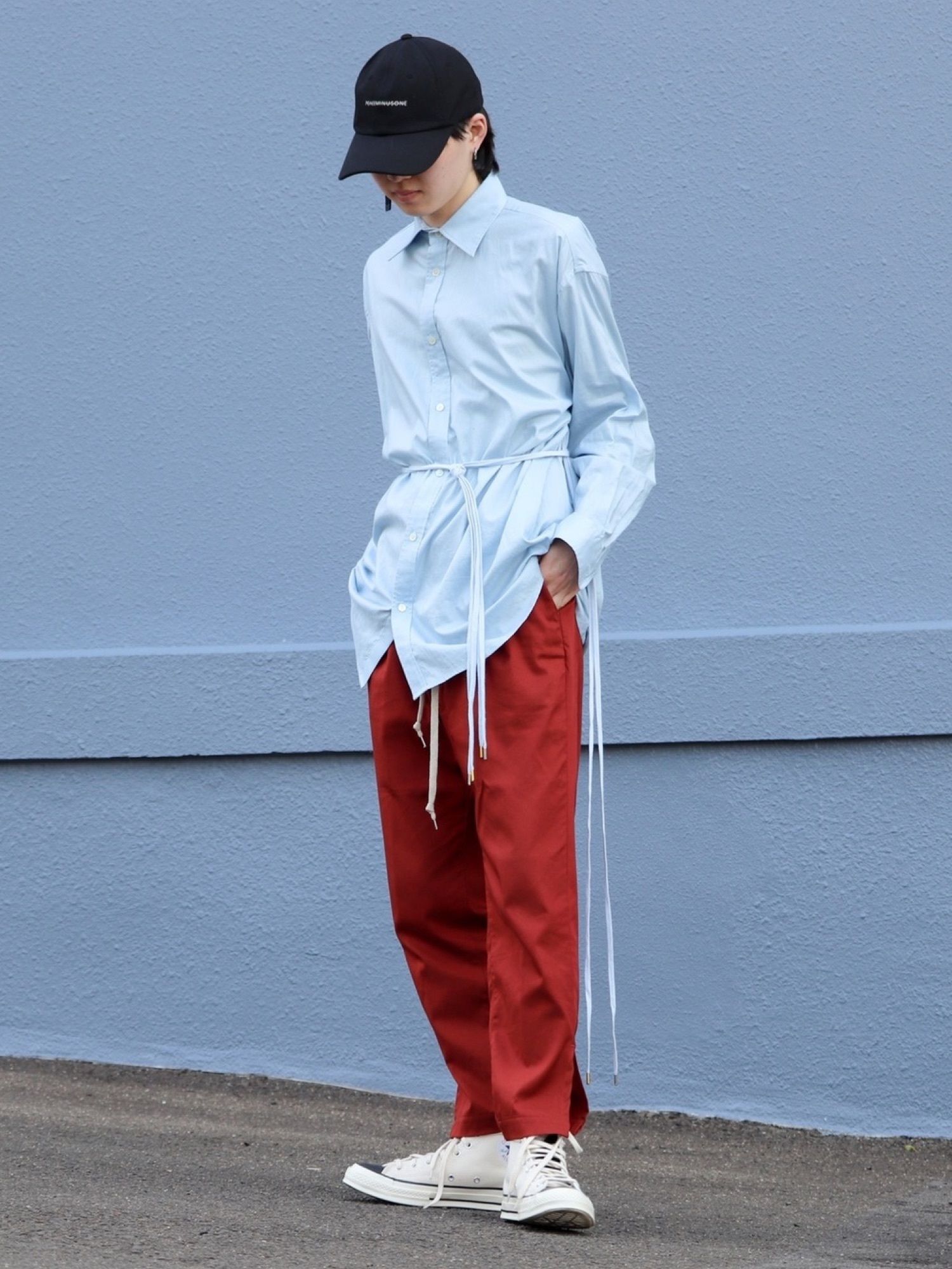 DRESSEDUNDRESSED（ドレスドアンドレスド）の「Tied Oversized Shirt