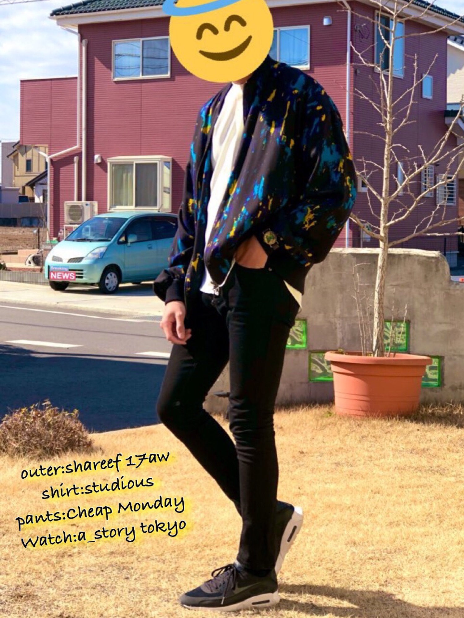 SHAREEF シャリーフ　PAINT PT RIB BLOUZON SHAREEF（シャリーフ）の「PAINT PT RIB BLOUZON（ブルゾン