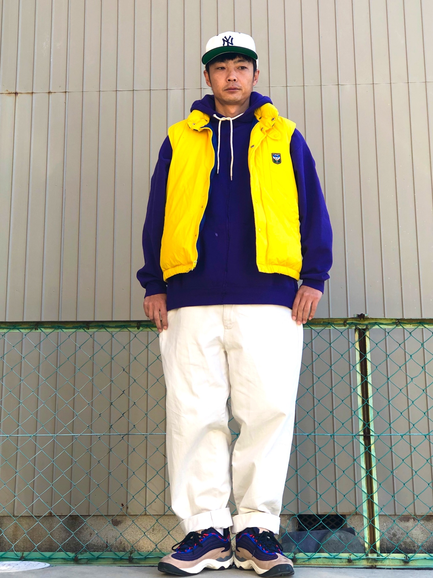 POLO RALPH LAURENのダウンベスト（イエロー系）を使った人気 