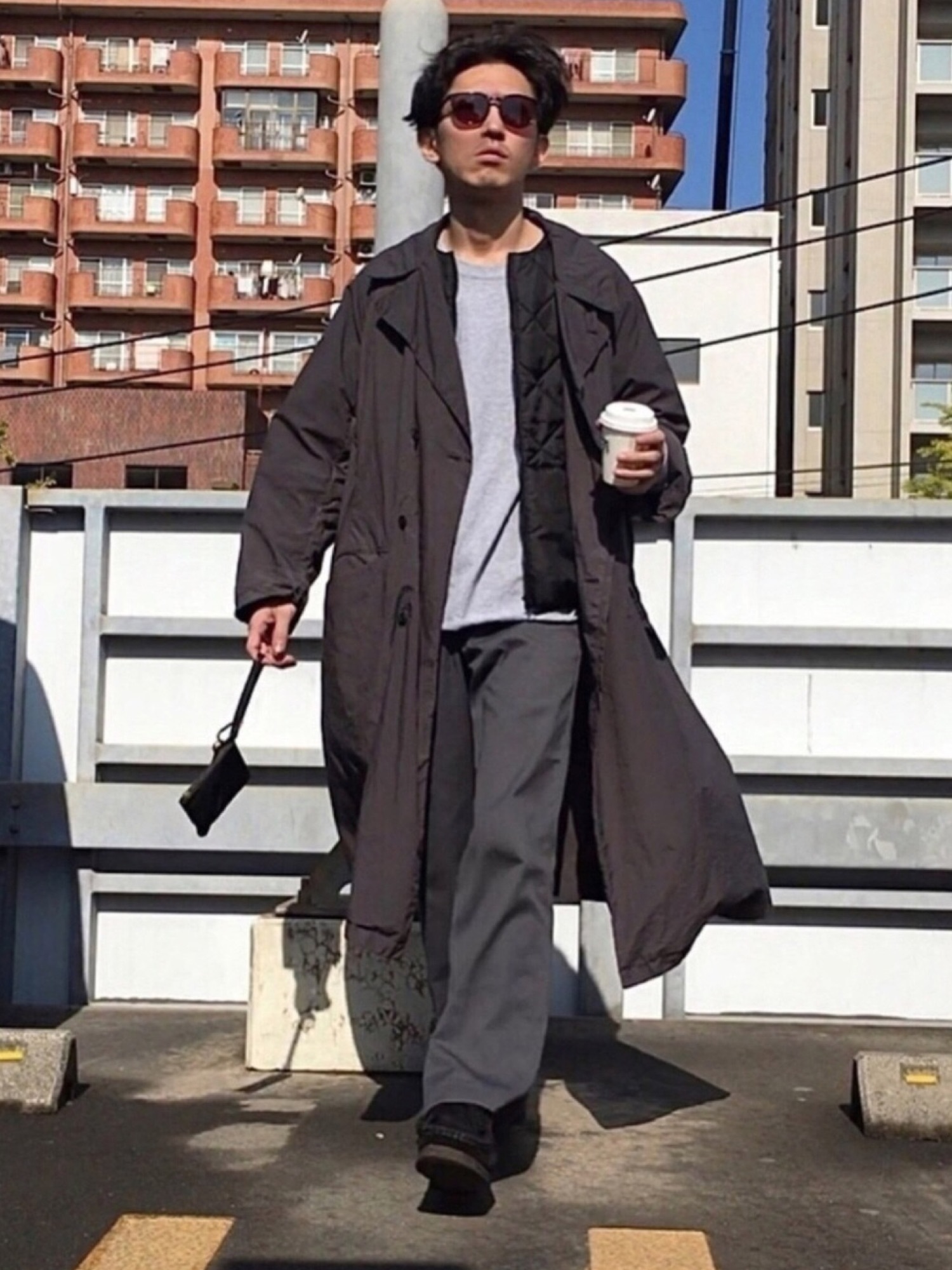 kazu｜TEATORAのステンカラーコートを使ったコーディネート - WEAR