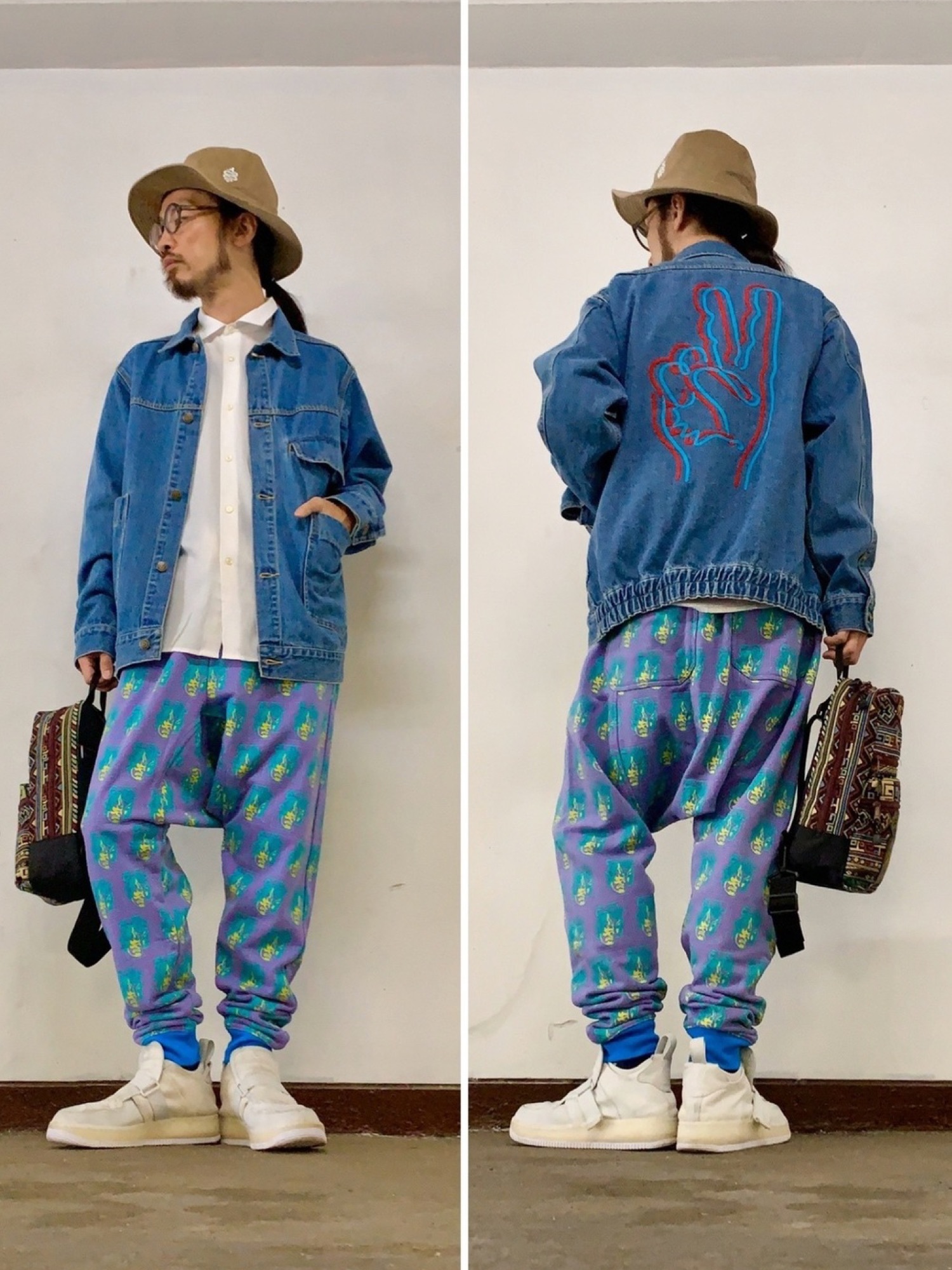 ALDIES　Scissor Denim JK デニム カバーオール Lサイズ ALDIES（アールディーズ）の「Scissor Denim JK デニム