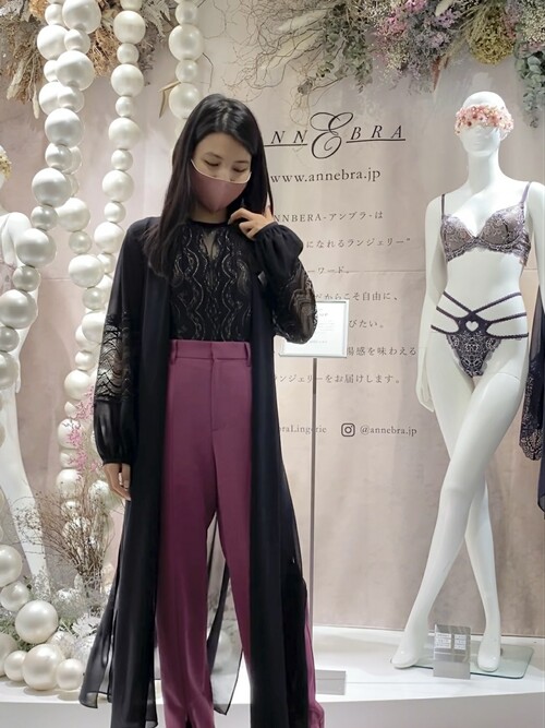 ANNEBRA（アンブラ）の「Glam ロングガウン（ガウン/バスローブ）」 - WEAR
