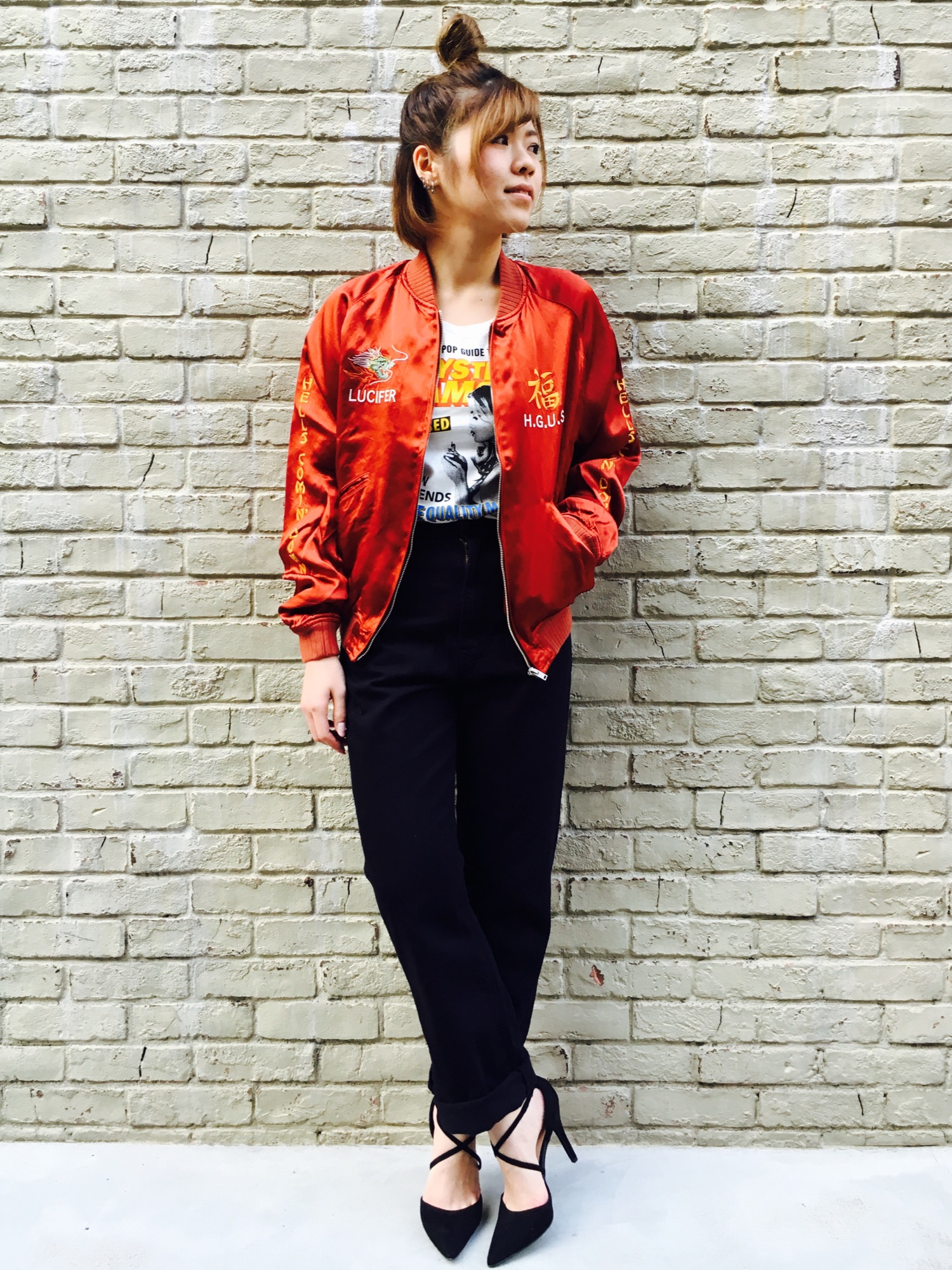 赤スカジャン」の人気ファッションコーディネート - WEAR