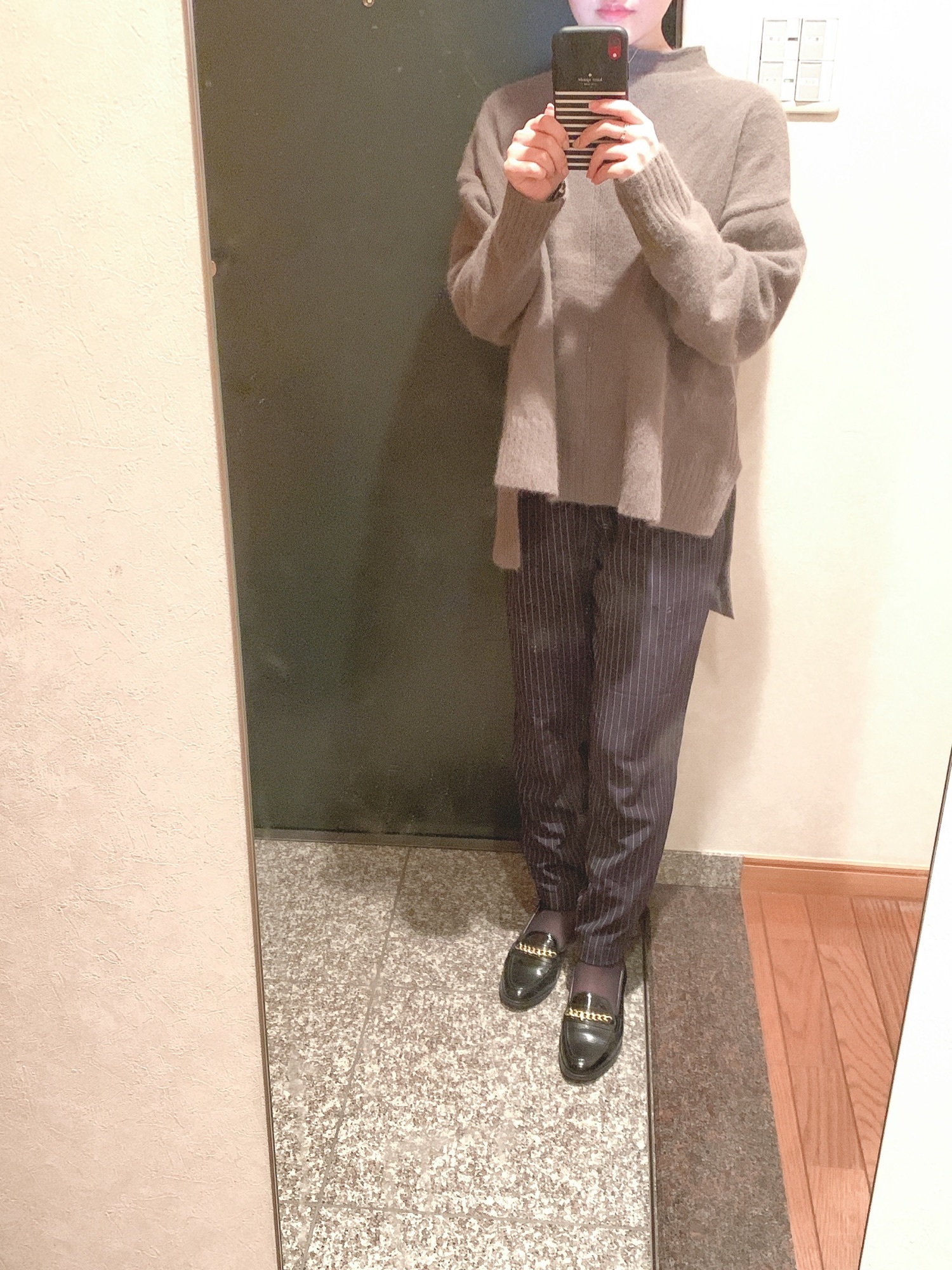 パンツ ユニセックス ドレープ ストライプ フロアレングス 2色 UNDERSTATEMENTs スラックス 「ユニセックス」アソートイージー