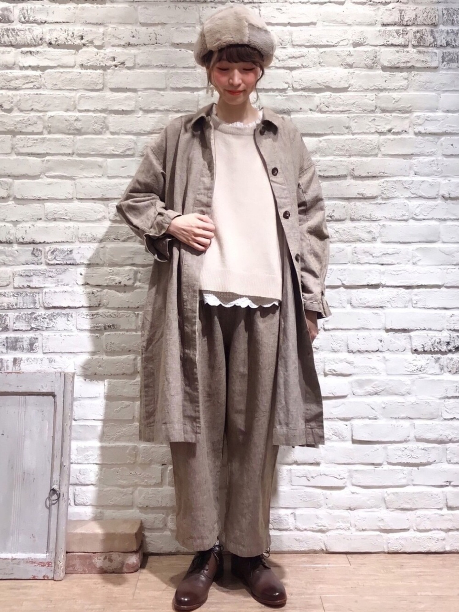Samansa Mos2 2ウェイ　コート　ワンピース TSUHARU by Samansa Mos2（ツハルバイサマンサモスモス）の「麻